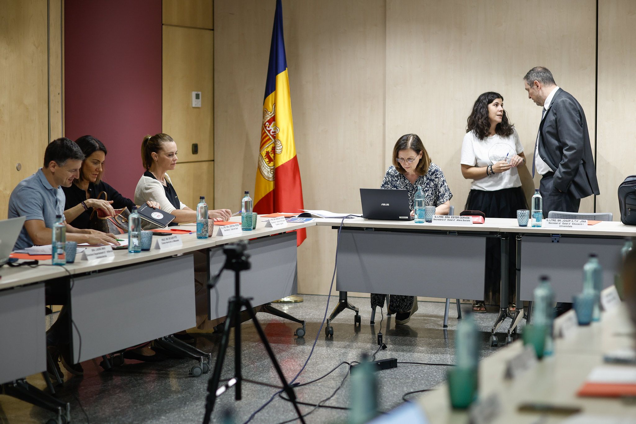Reunió de la Comissió Nacional de la Infància i l'Adolescència.
