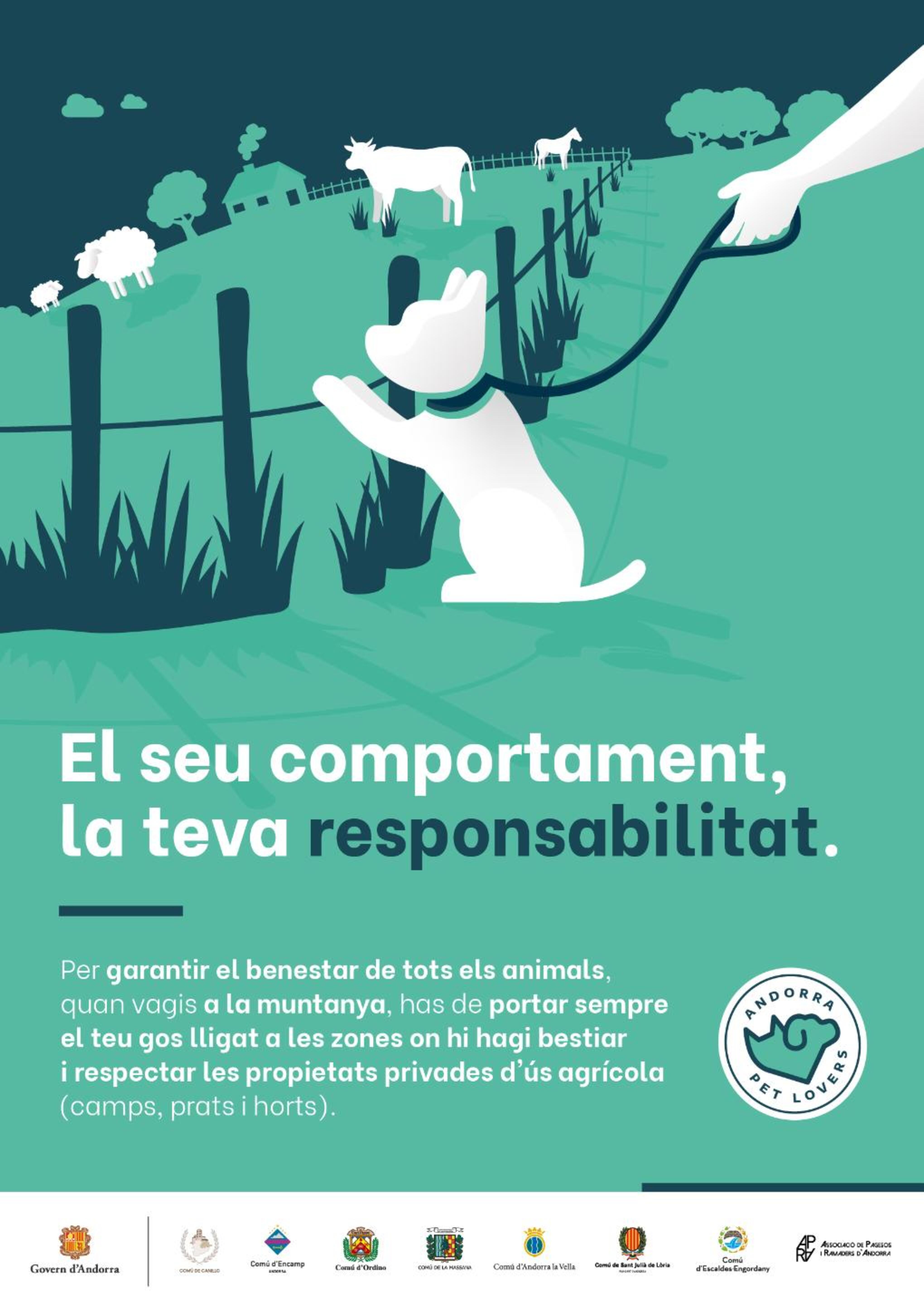 El cartell que difon els banders.