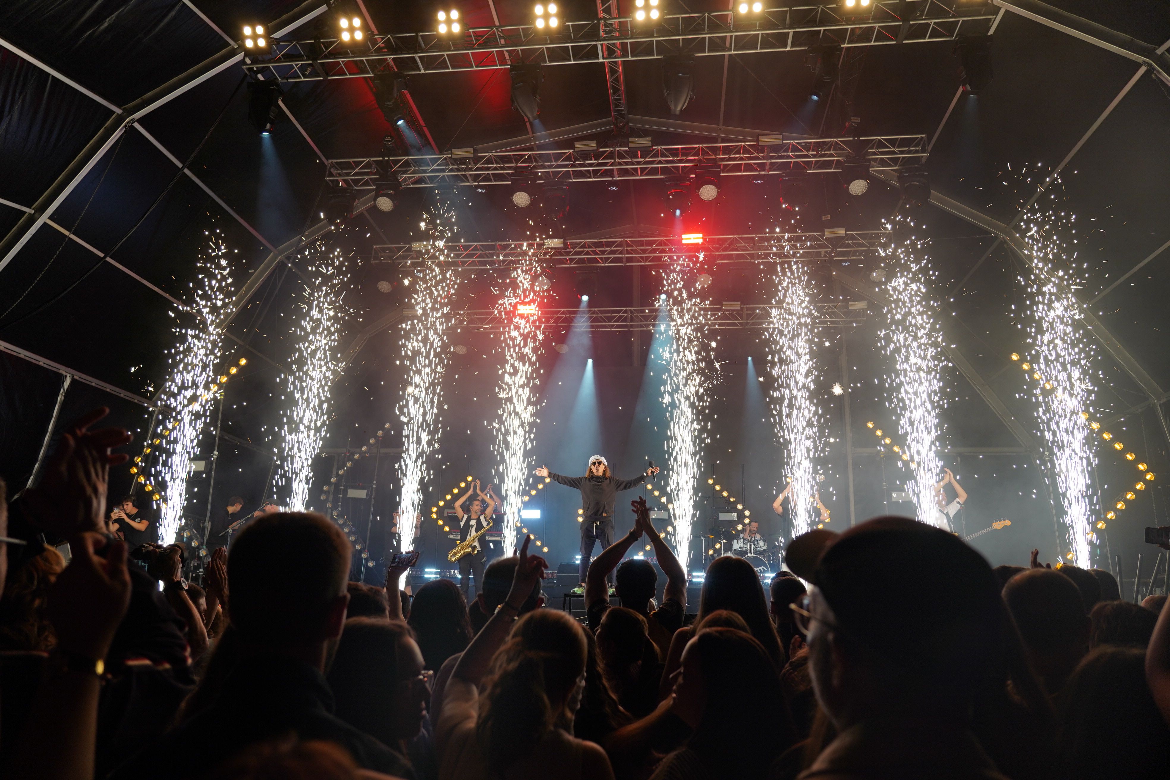 Espectacle també pirotècnic.