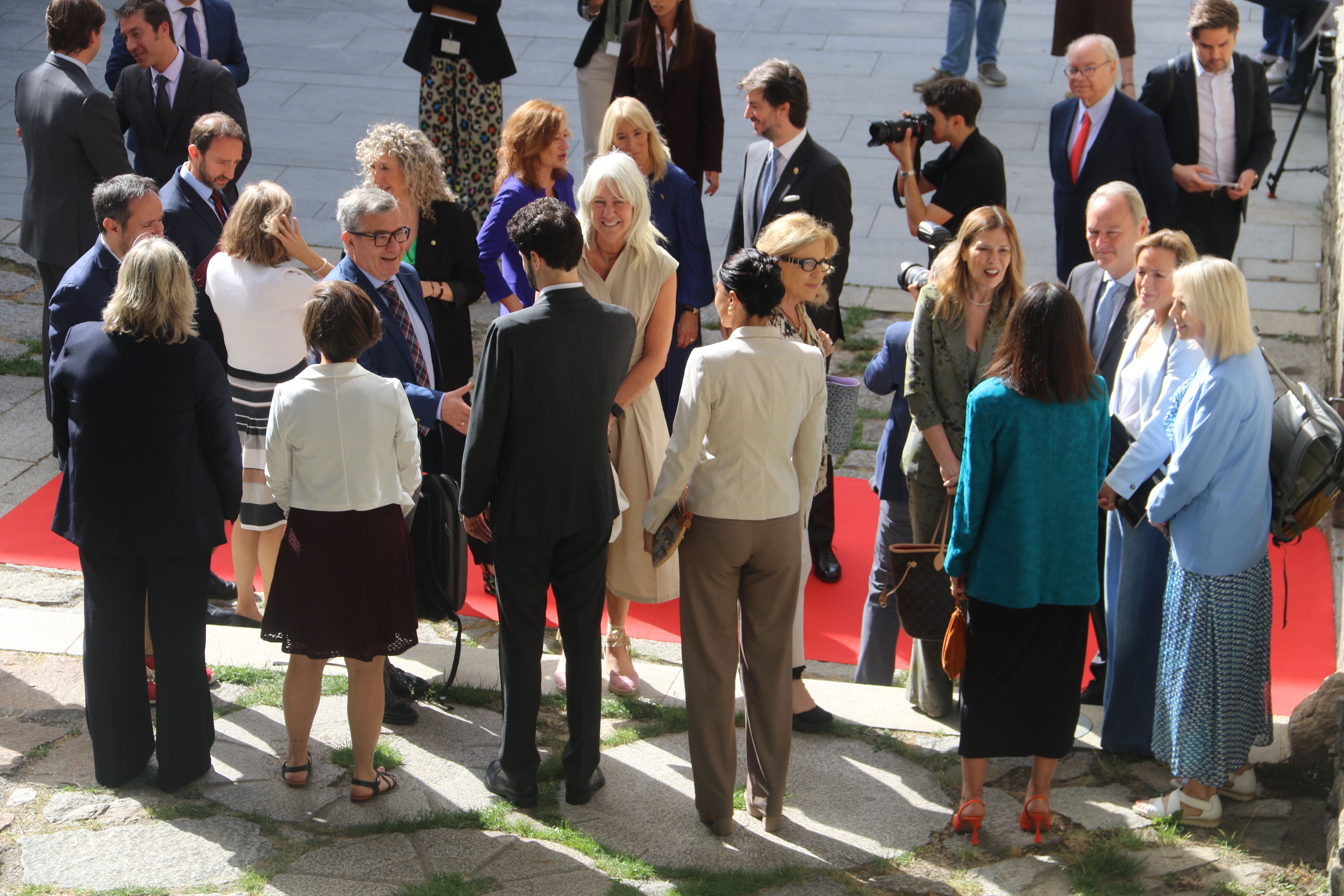 Recepció dels diputats espanyols.
