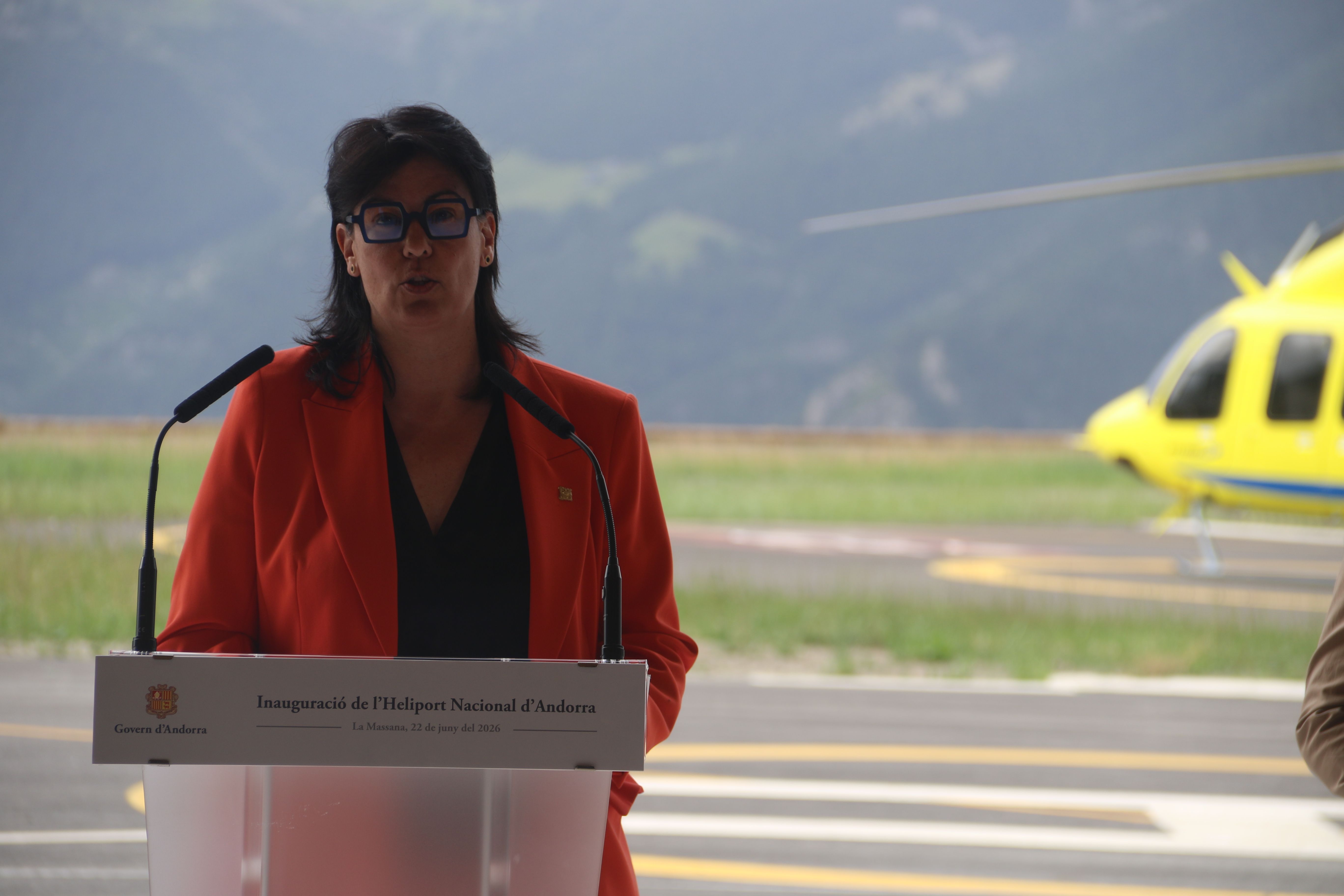 Parlament de la cònsol de la Massana, Eva Sansa.