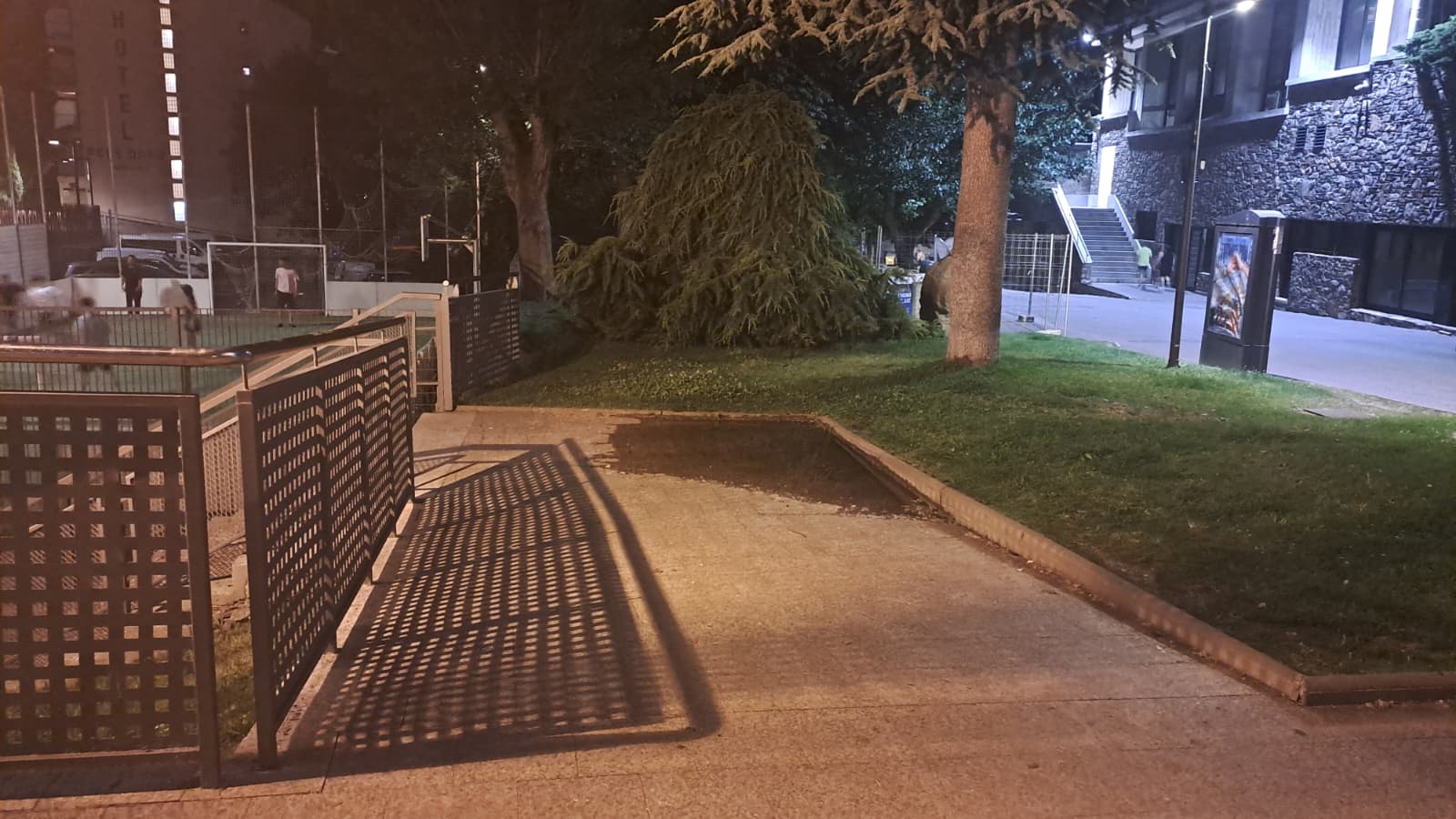 La zona on es va produir l'agressió. La zona on es va produir l'agressió.
