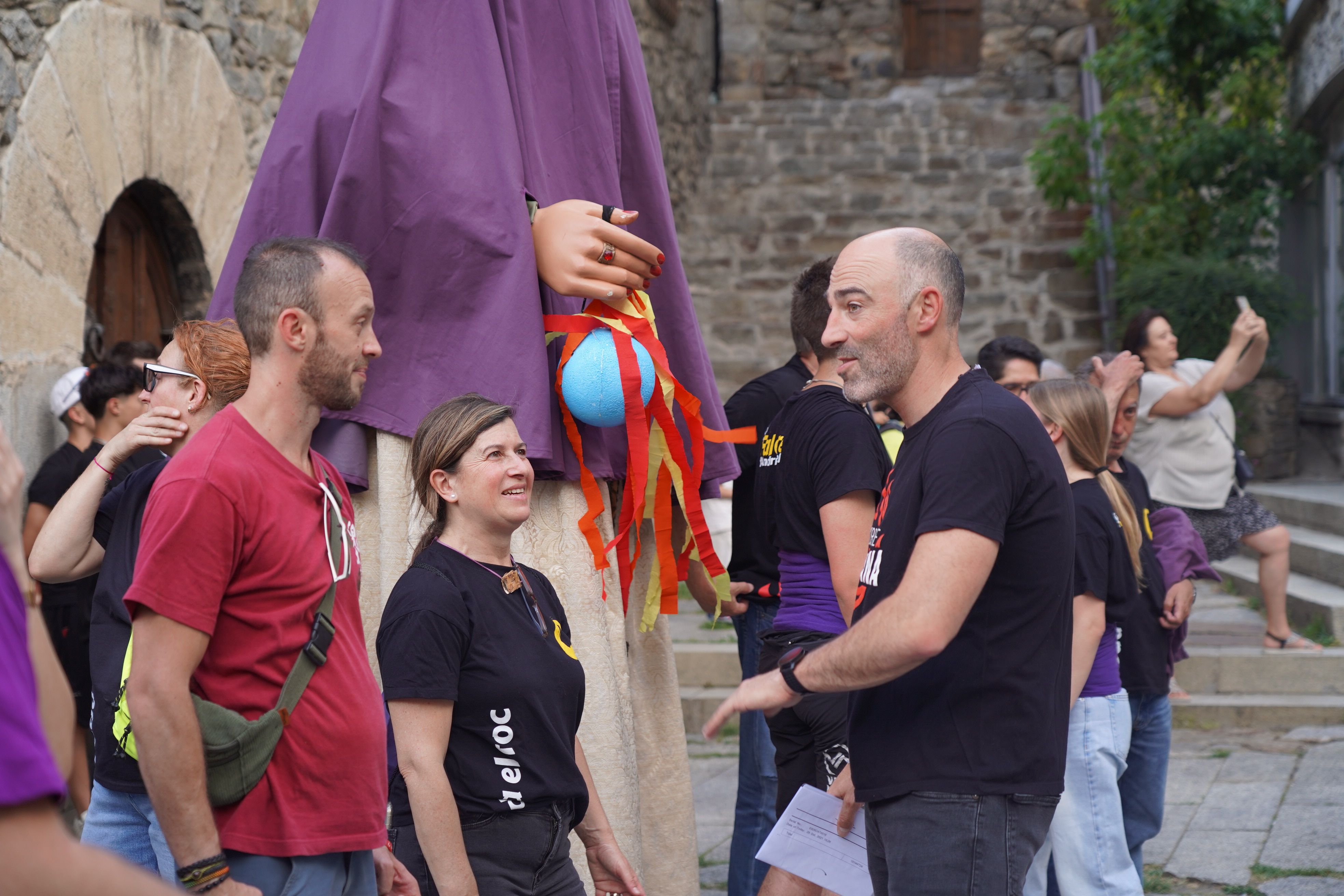 El fallaire major, Eduard Vergara, abans de ser coronat. El fallaire major, Eduard Vergara, abans de ser coronat.