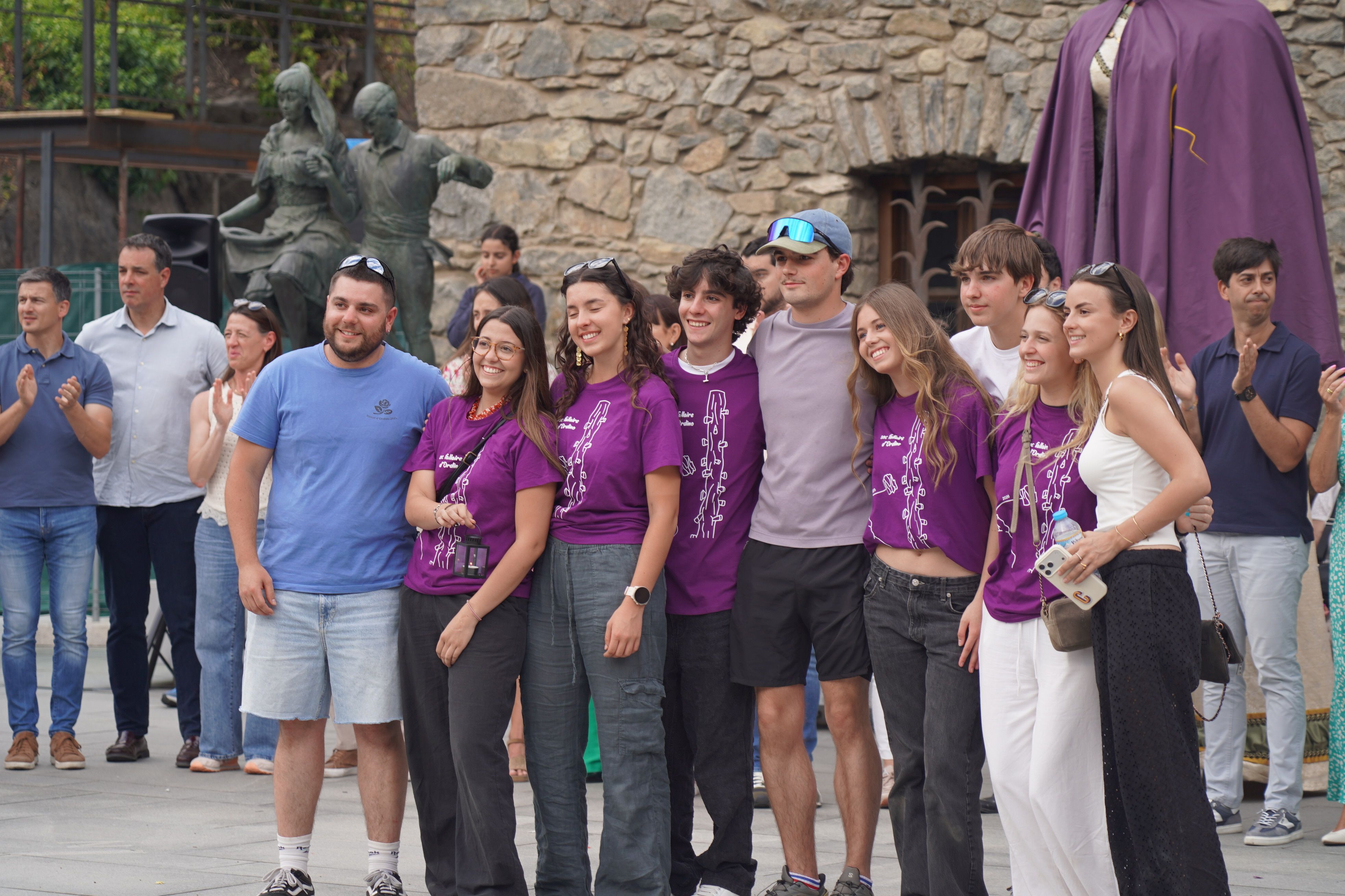 Traspàs de la flama del Canigó a la Massana. Traspàs de la flama del Canigó a la Massana.