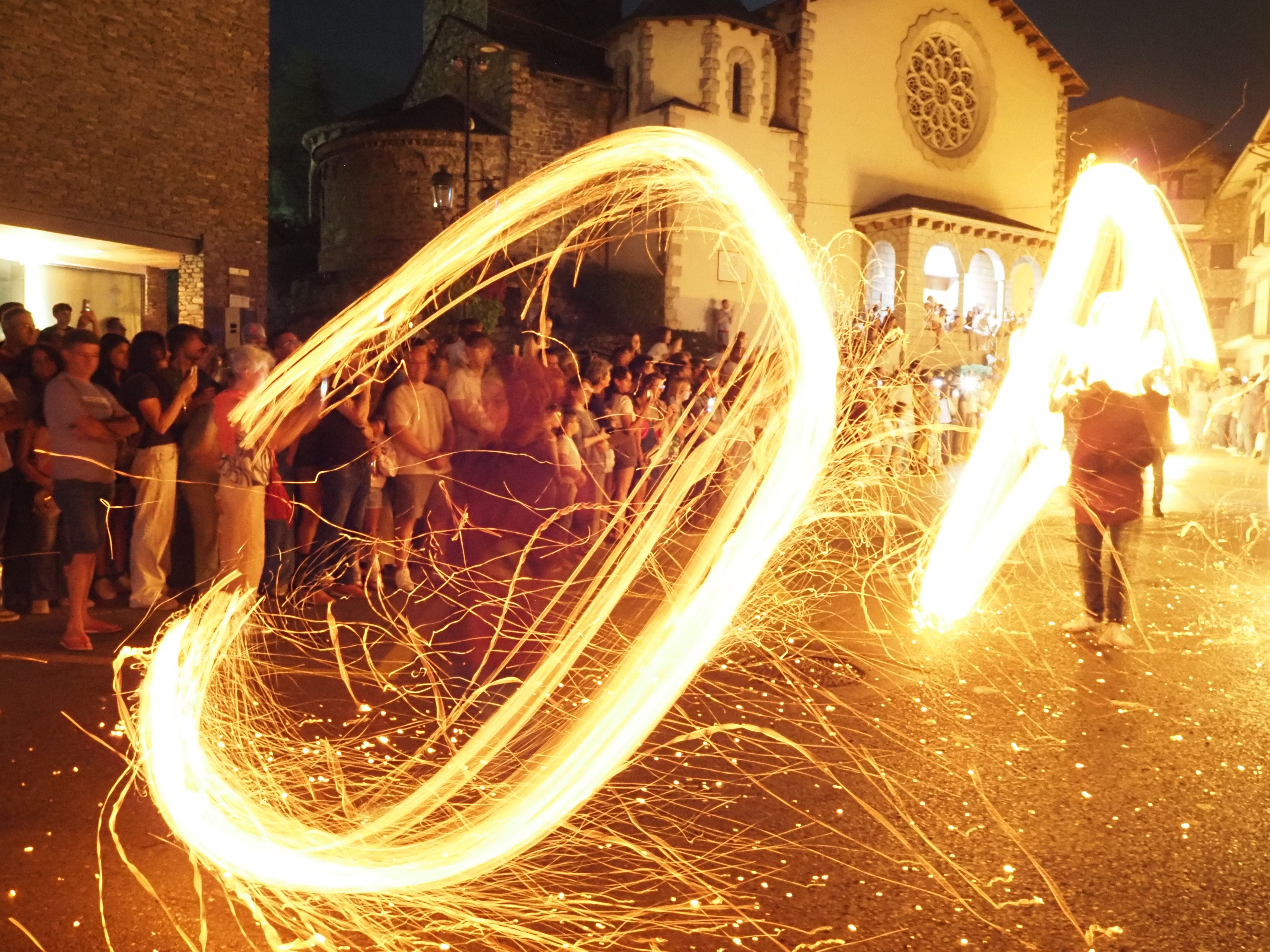 El foc ha rodat amb força a Andorra la Vella. El foc ha rodat amb força a Andorra la Vella.