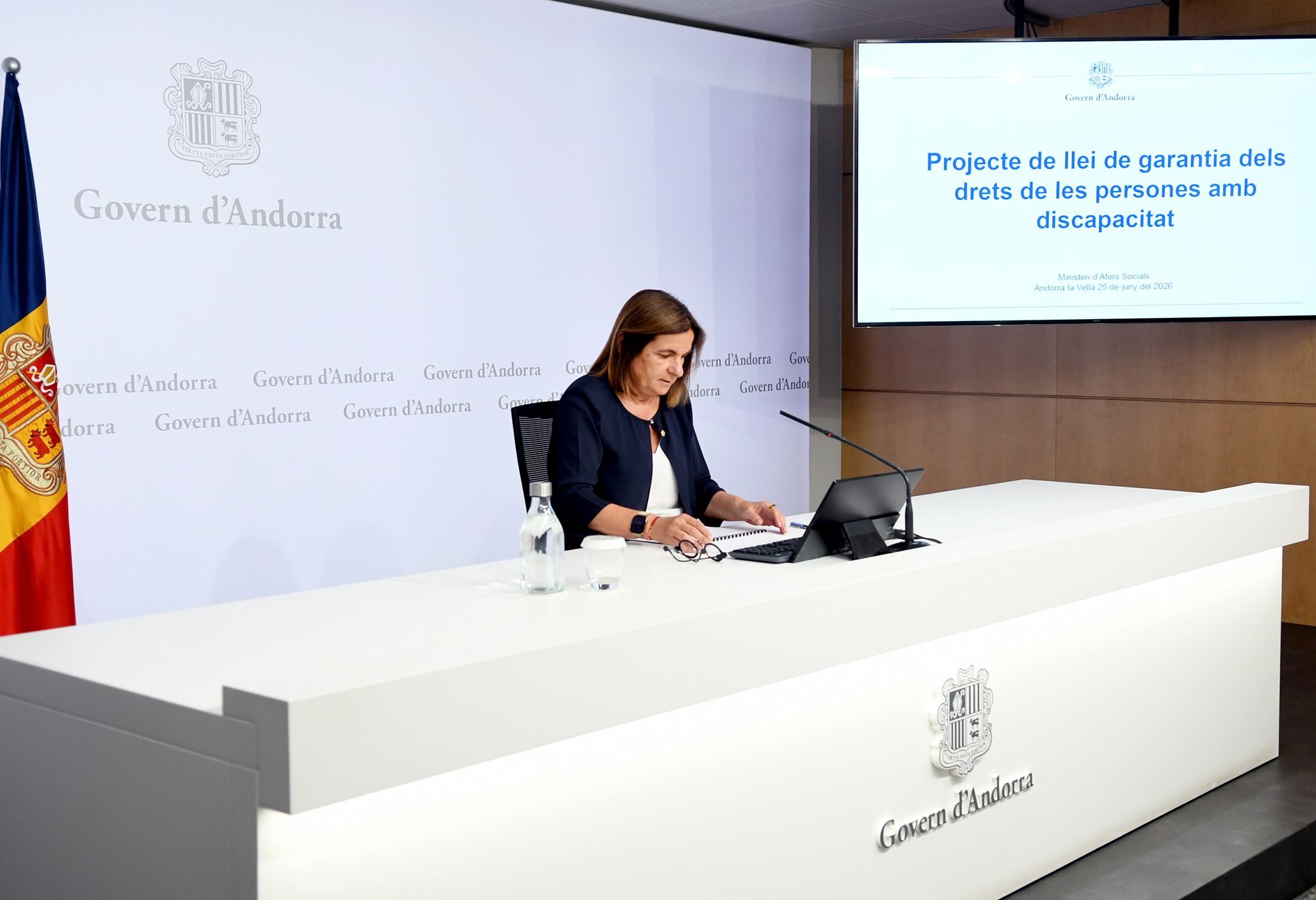 La ministra d'Afers Socials, Trini Marín.