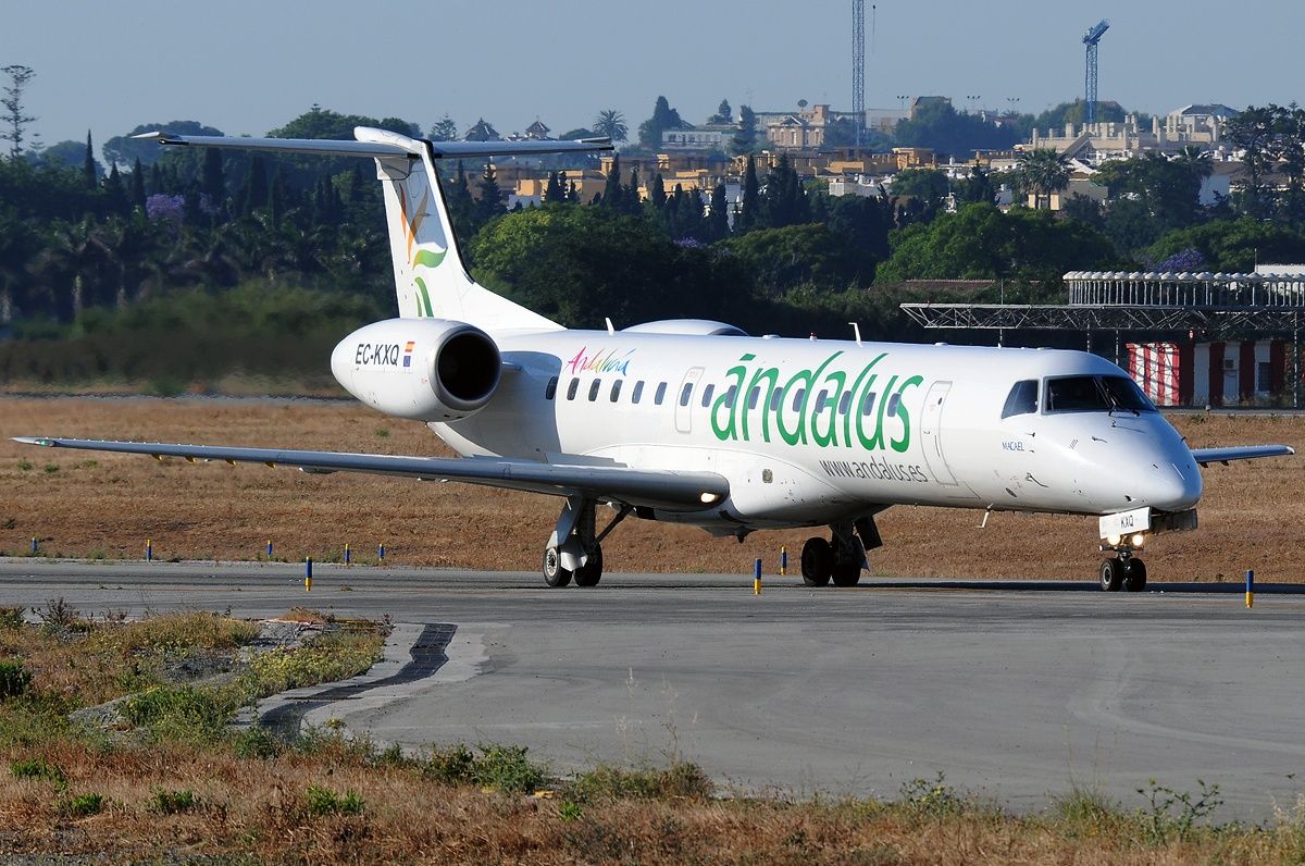 Un avió de la companyia Al Andalus.