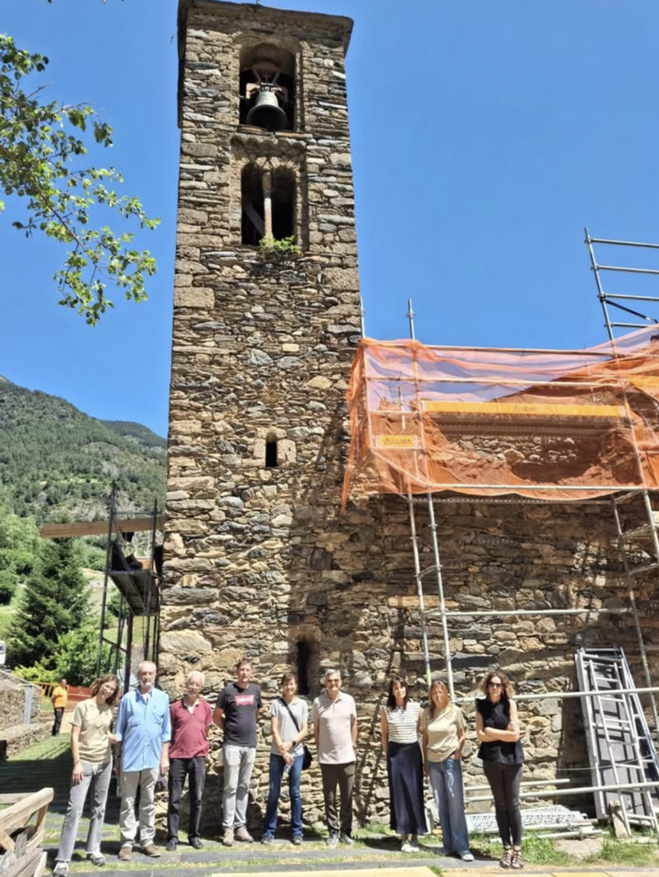 El Consell Assessor de Patrimoni Cultural visita a Sant Serni de Nagol i Sant Martí de la Cortinada.