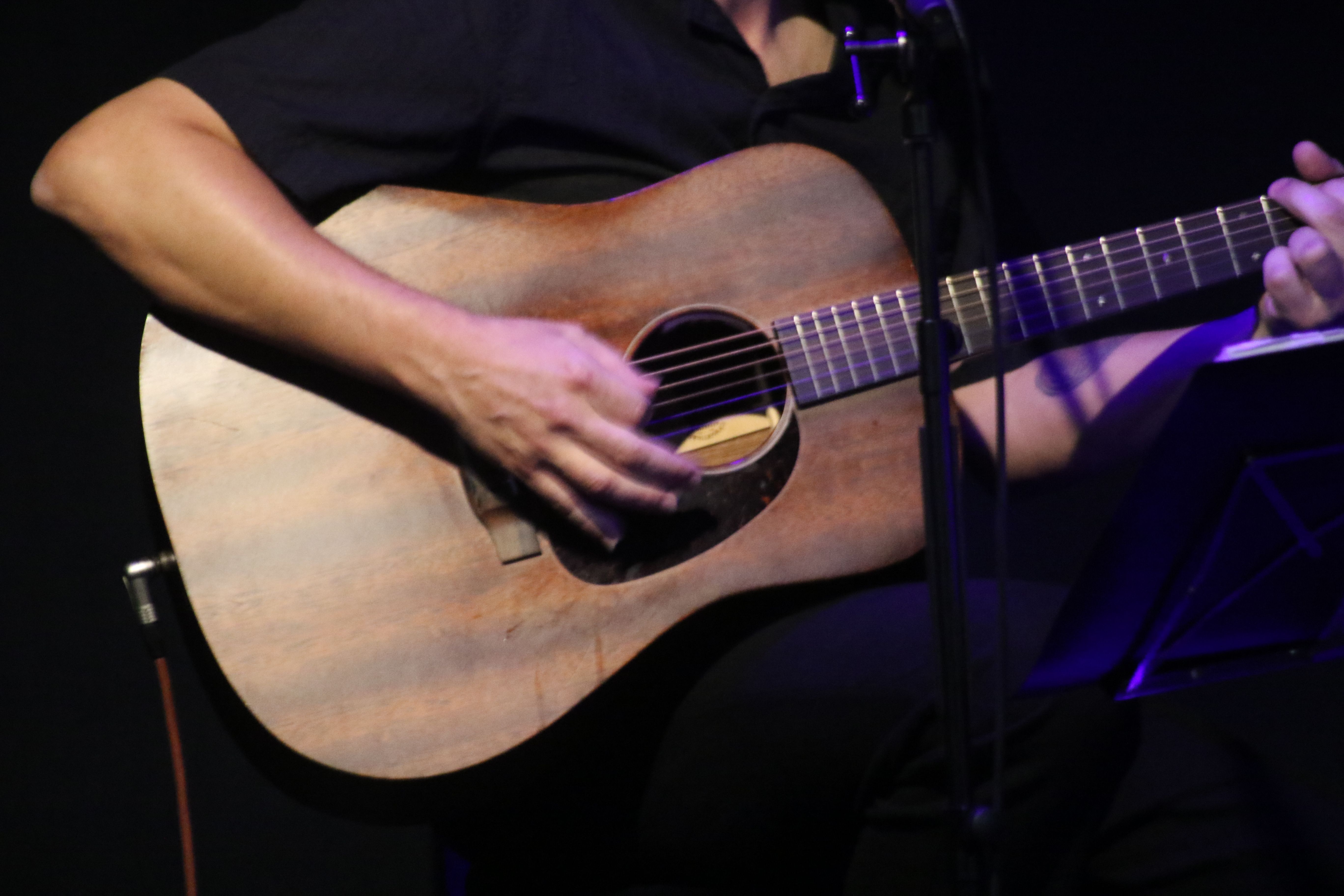 La guitarra de Marc Grasas. 