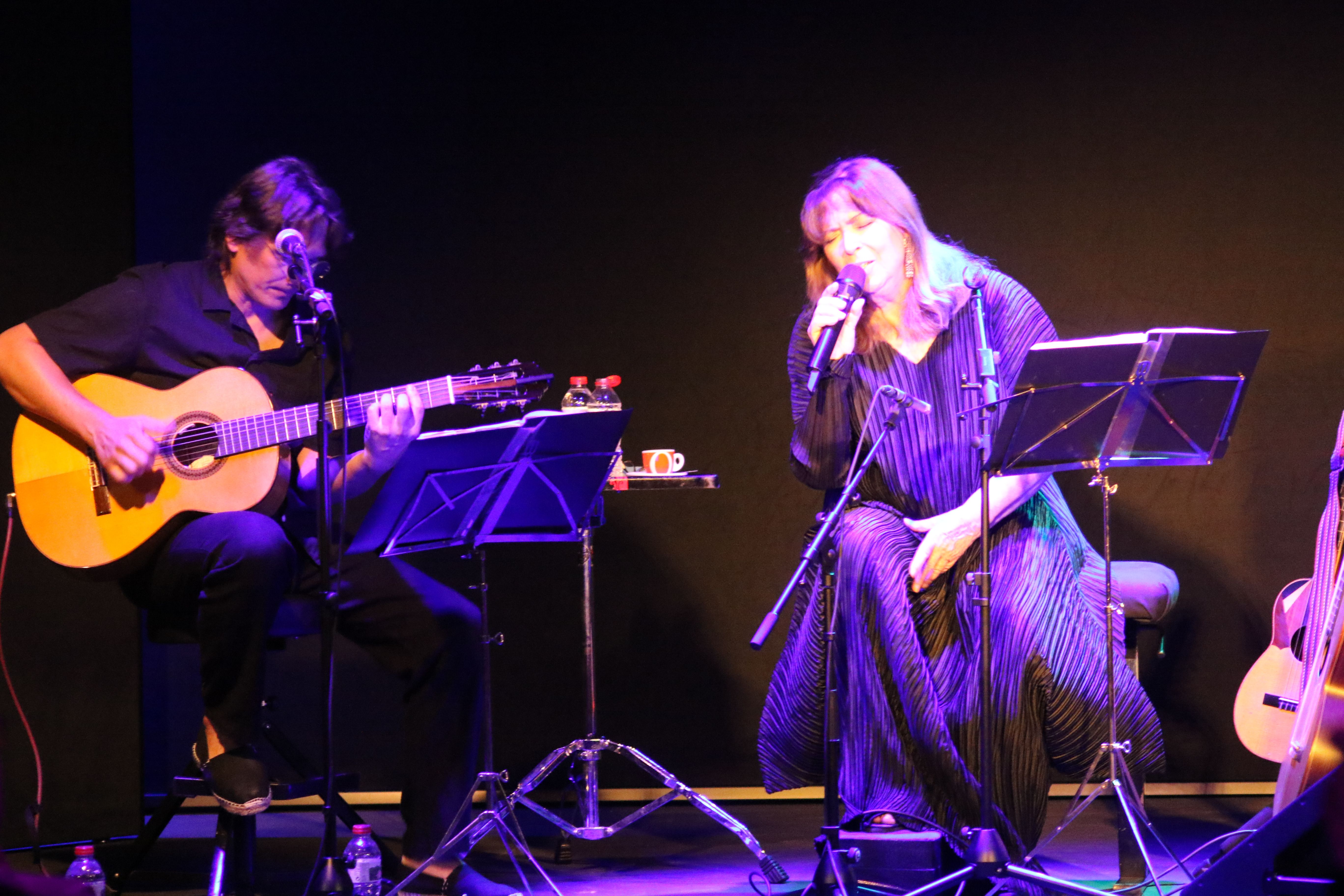 Maria del Bonet al costat de Marc Grasas.
