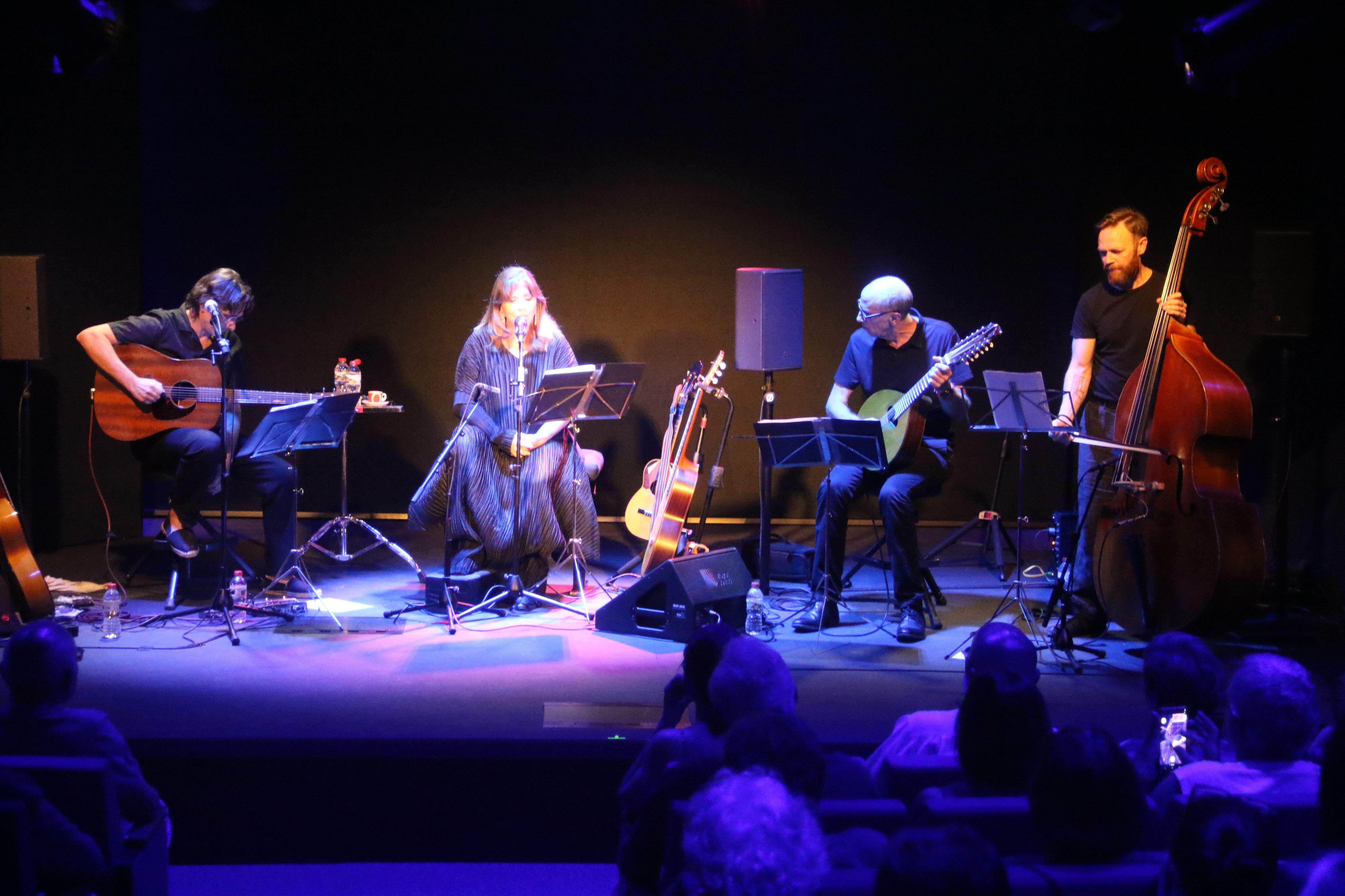 Un moment del concert a l'auditori Rocafort.