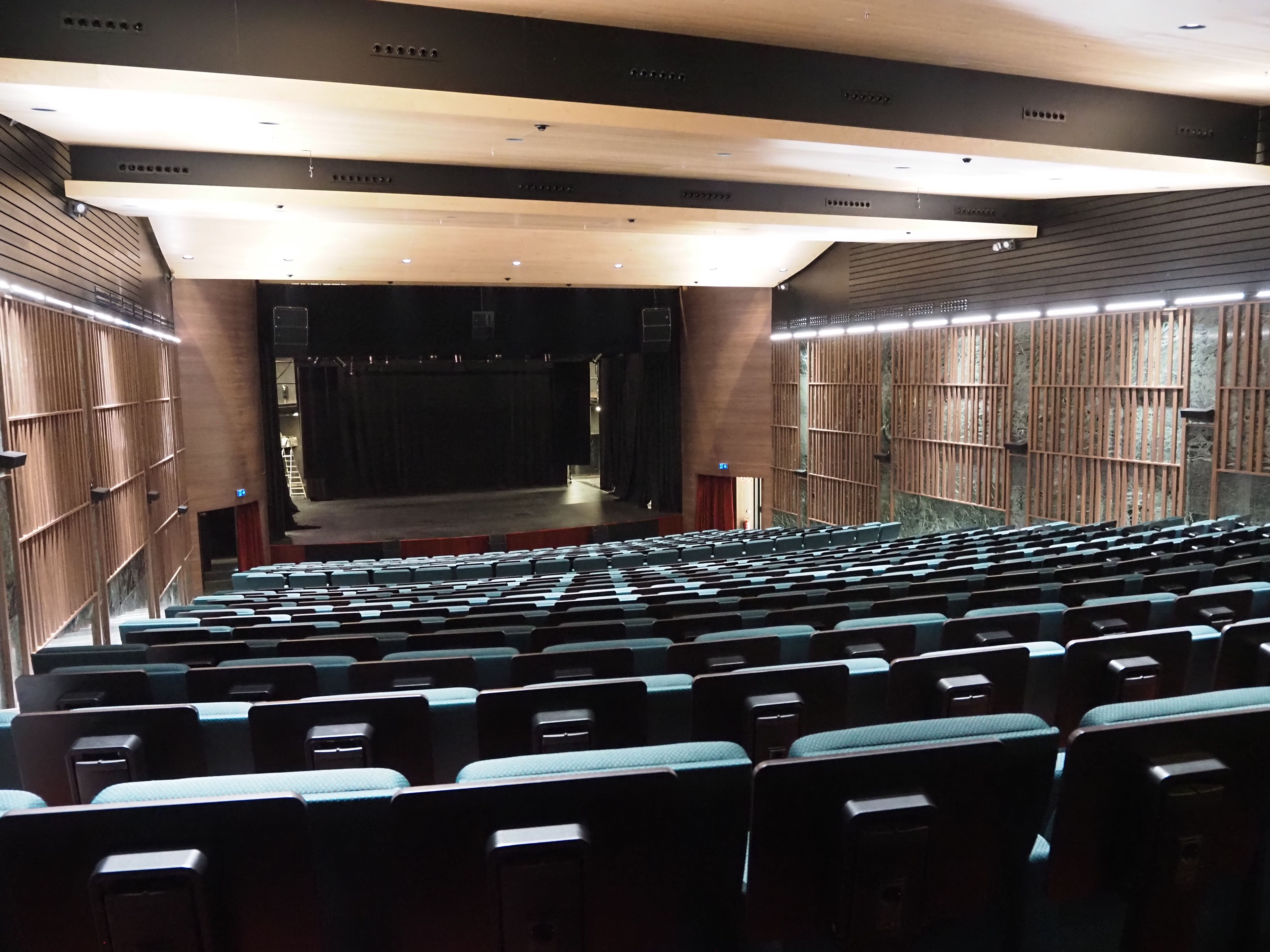 Vista del nou auditori Claror.