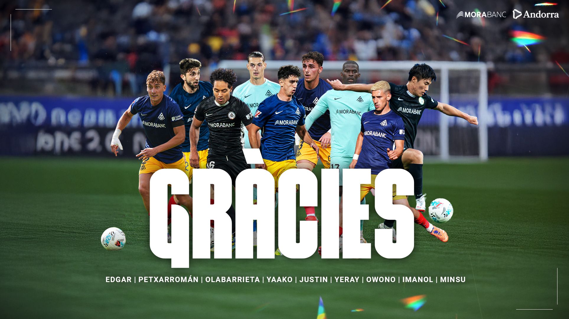 Els jugadors cedits que deixen l'FC Andorra.