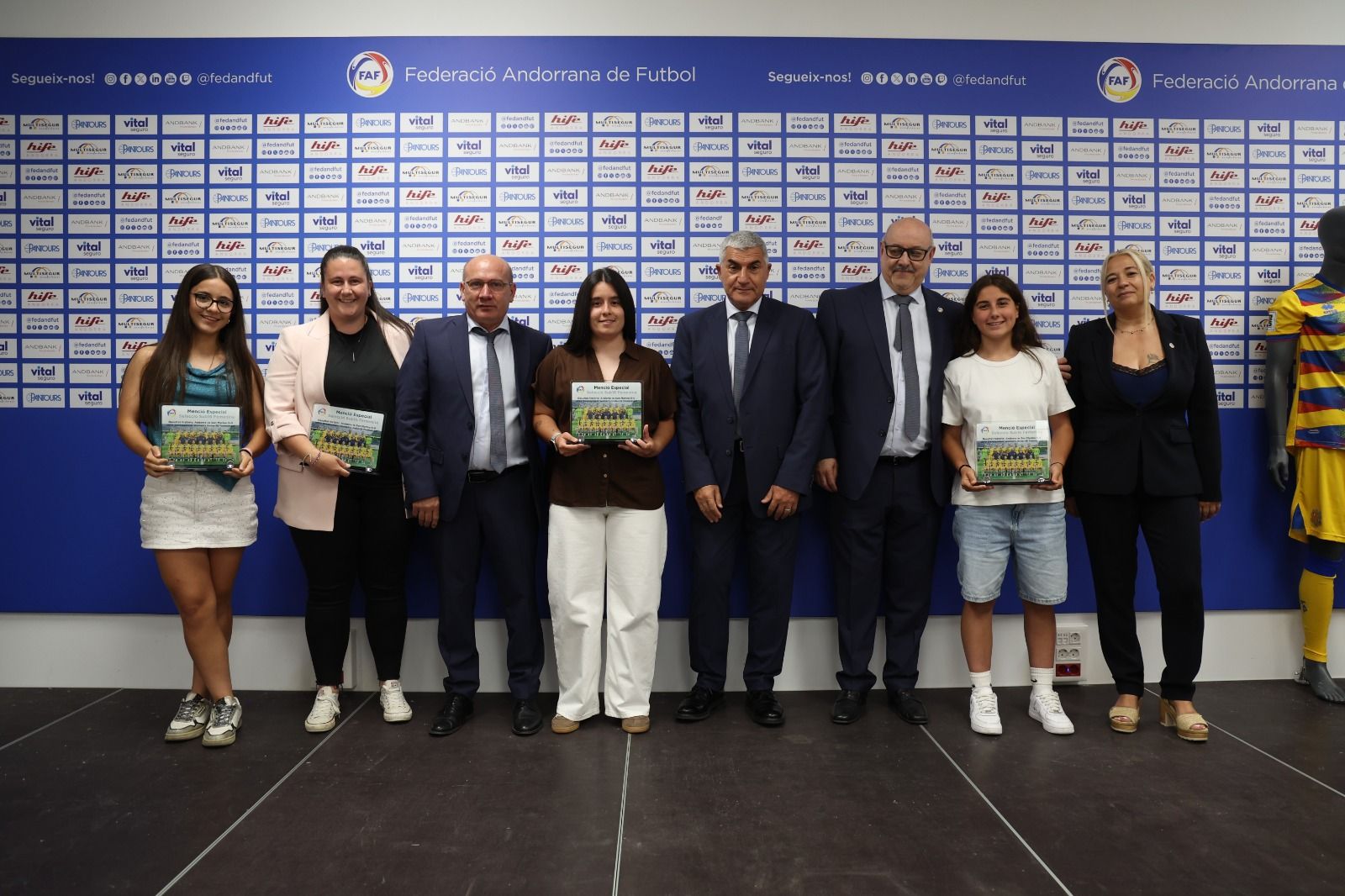 Guardonats a la Gala del Futbol.