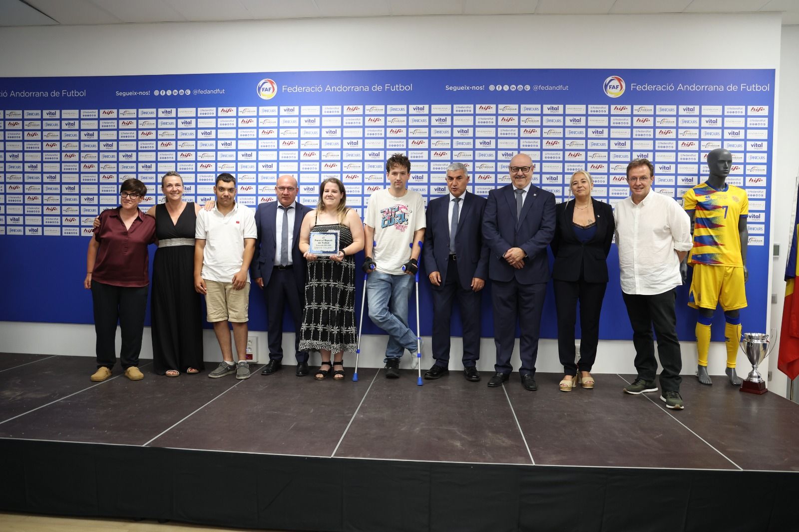 Guardonats a la Gala del Futbol.