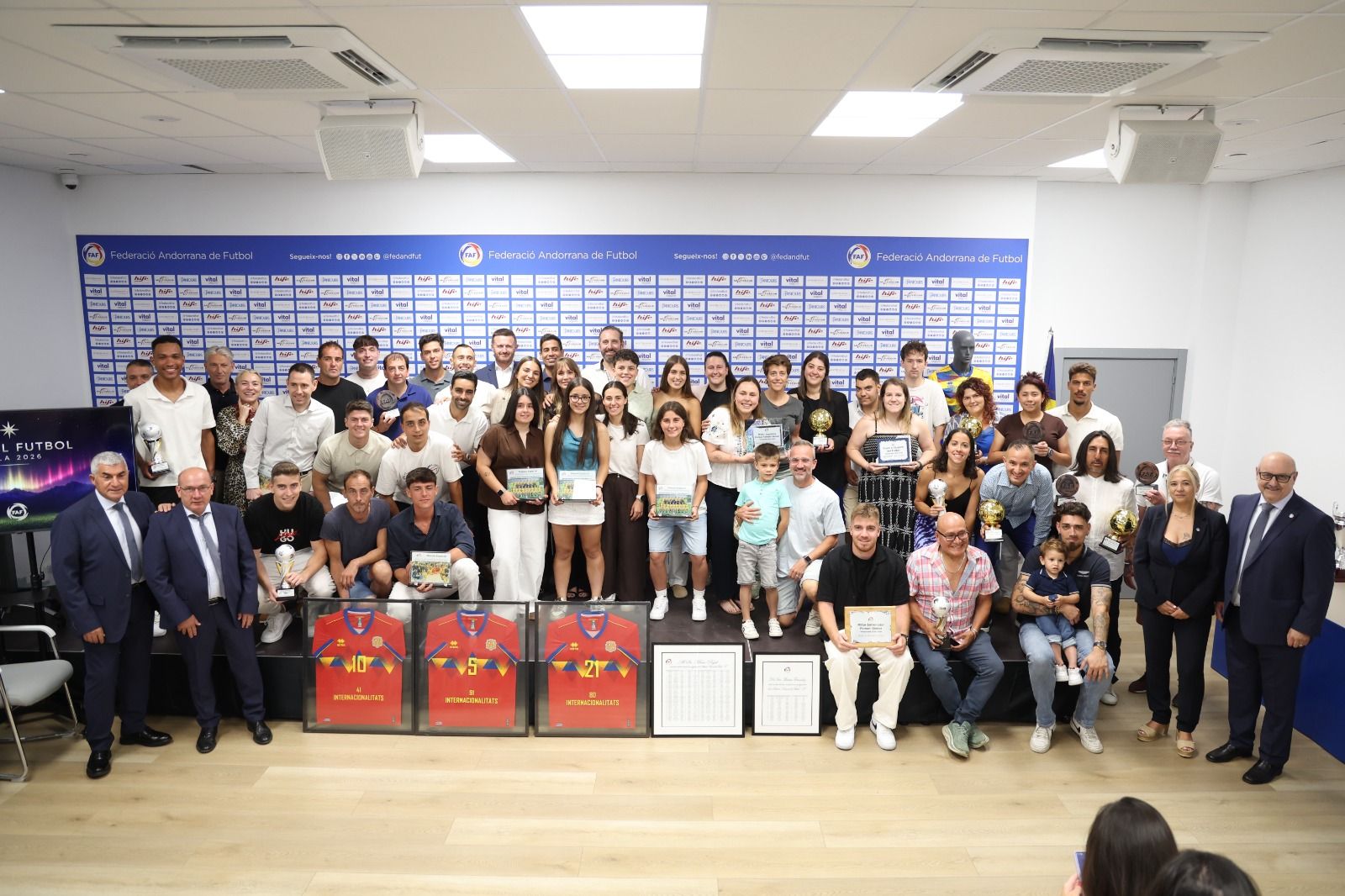 Tots els premiats.
