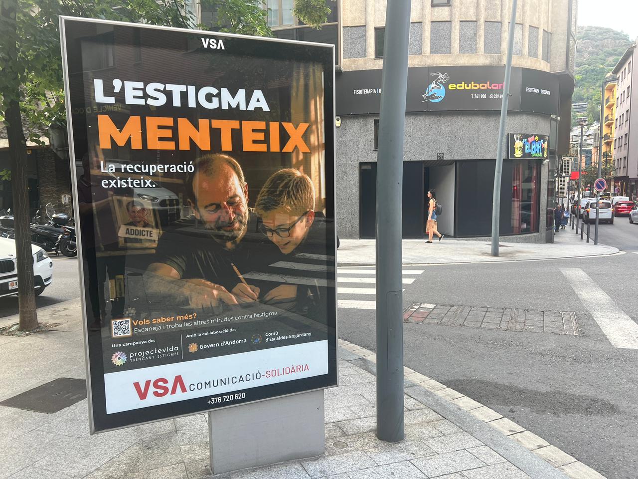 Un dels cartells de la campanya de Projecte Vida contra l'estigma.