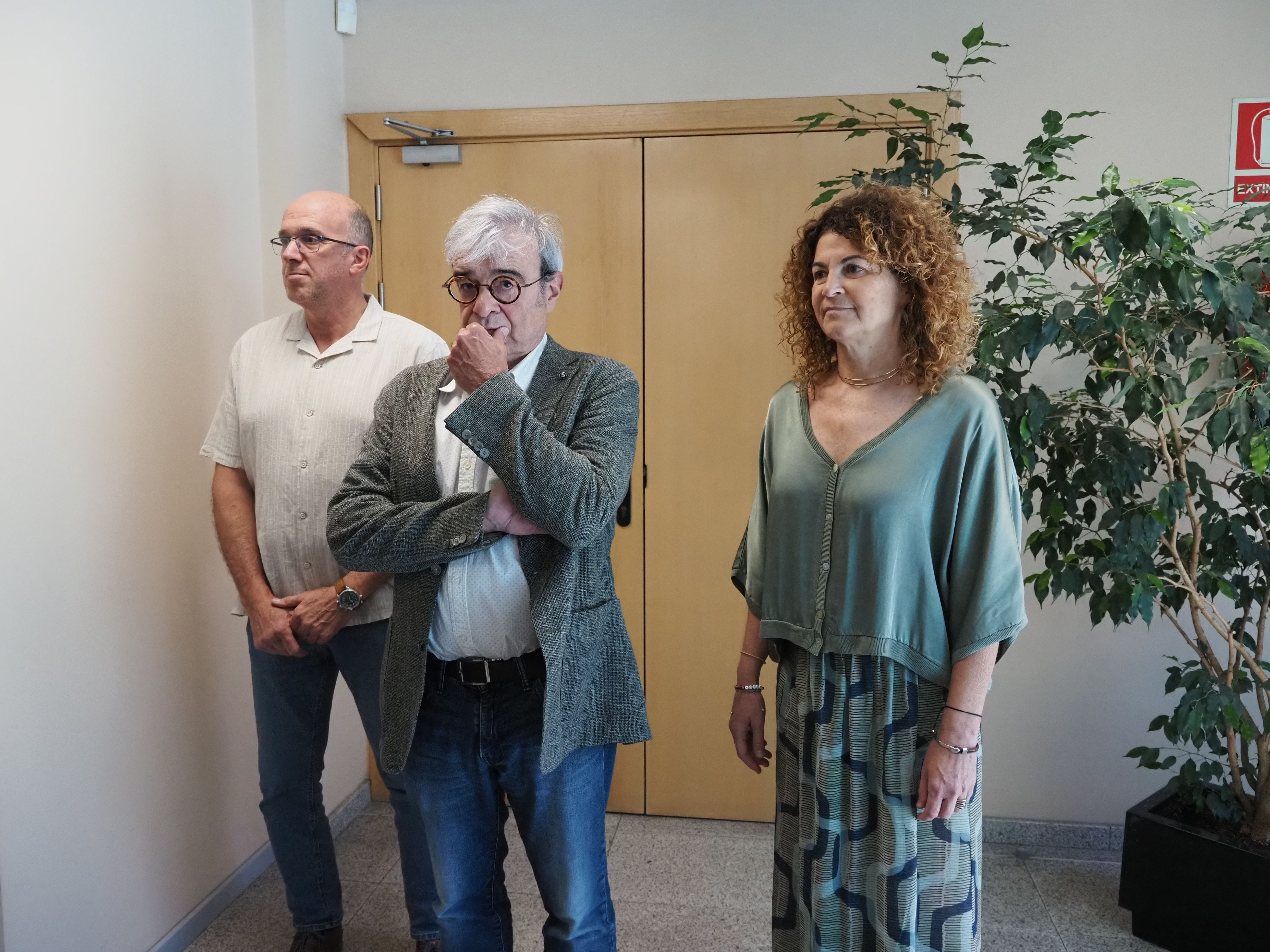 Campuzano, Baró i Moreno en la compareixença d'aquest dijous.
