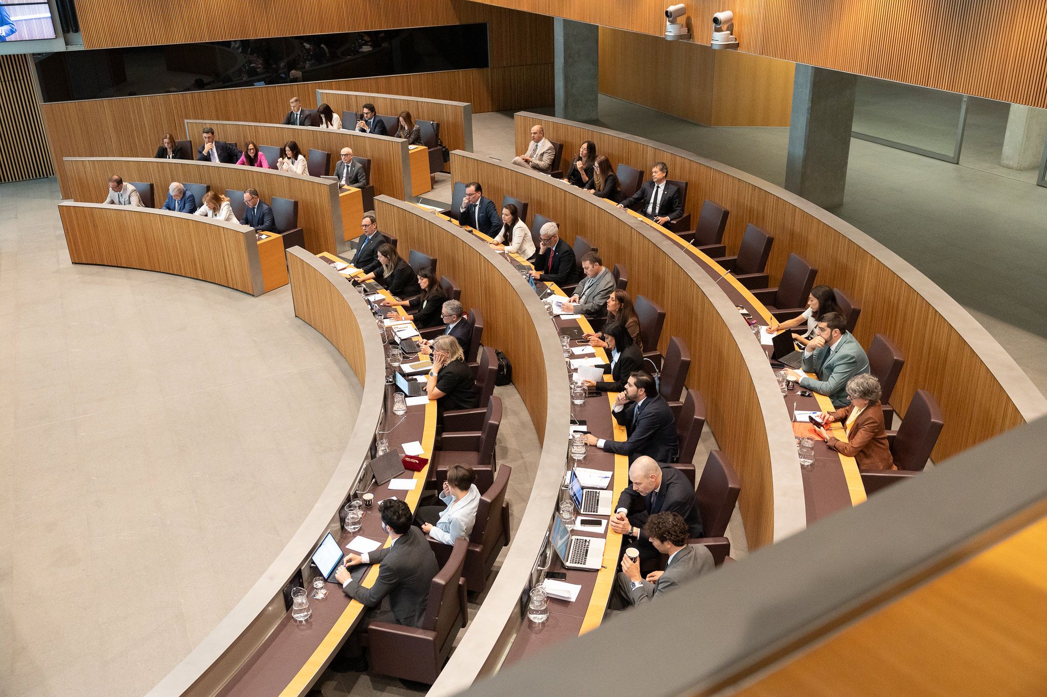 Un moment de la segona jornada del Debat d'orientació política d'aquest 2026. Un moment de la segona jornada del Debat d'orientació política d'aquest 2026.