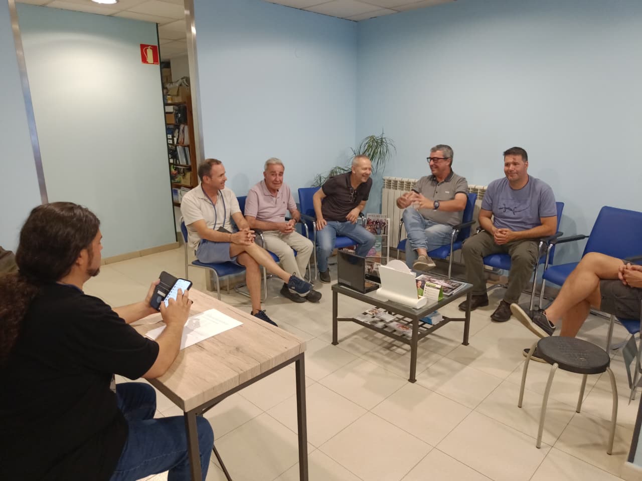 Un moment de l'assemblea d'aquest dimecres.