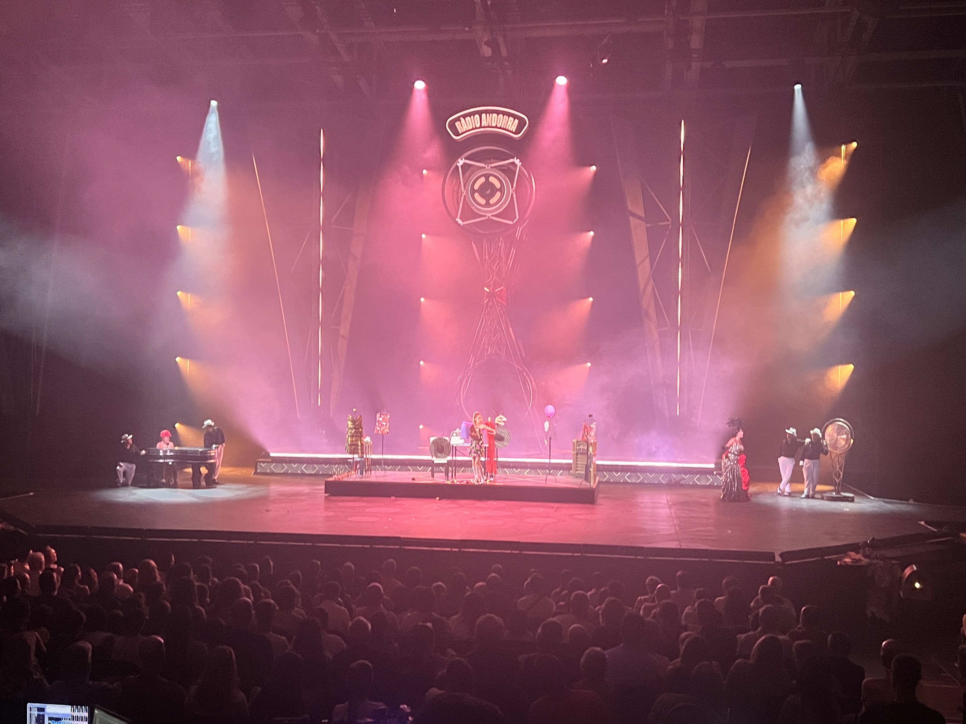 Un moment de l'espectacle.