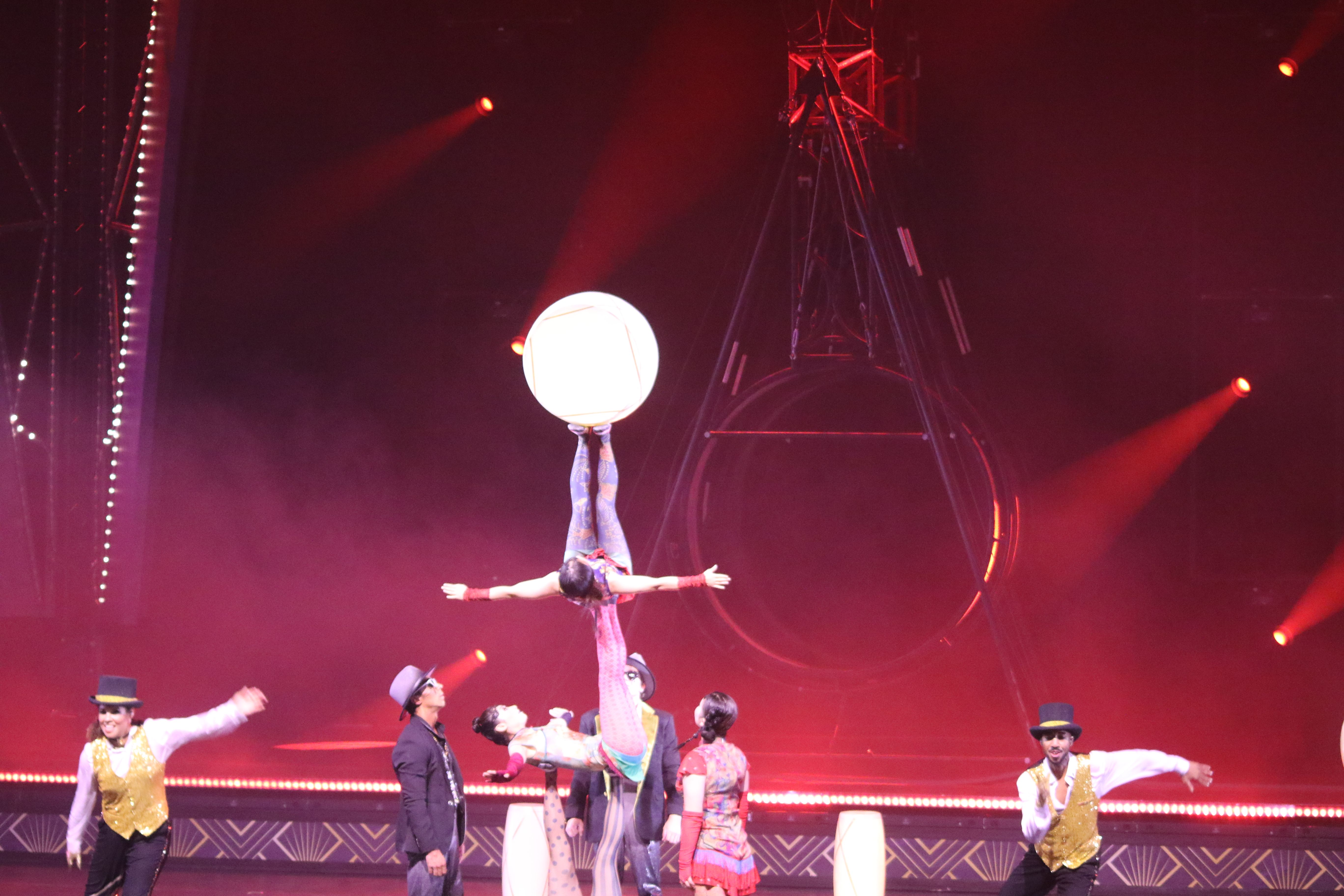 Una de les acrobàcies.