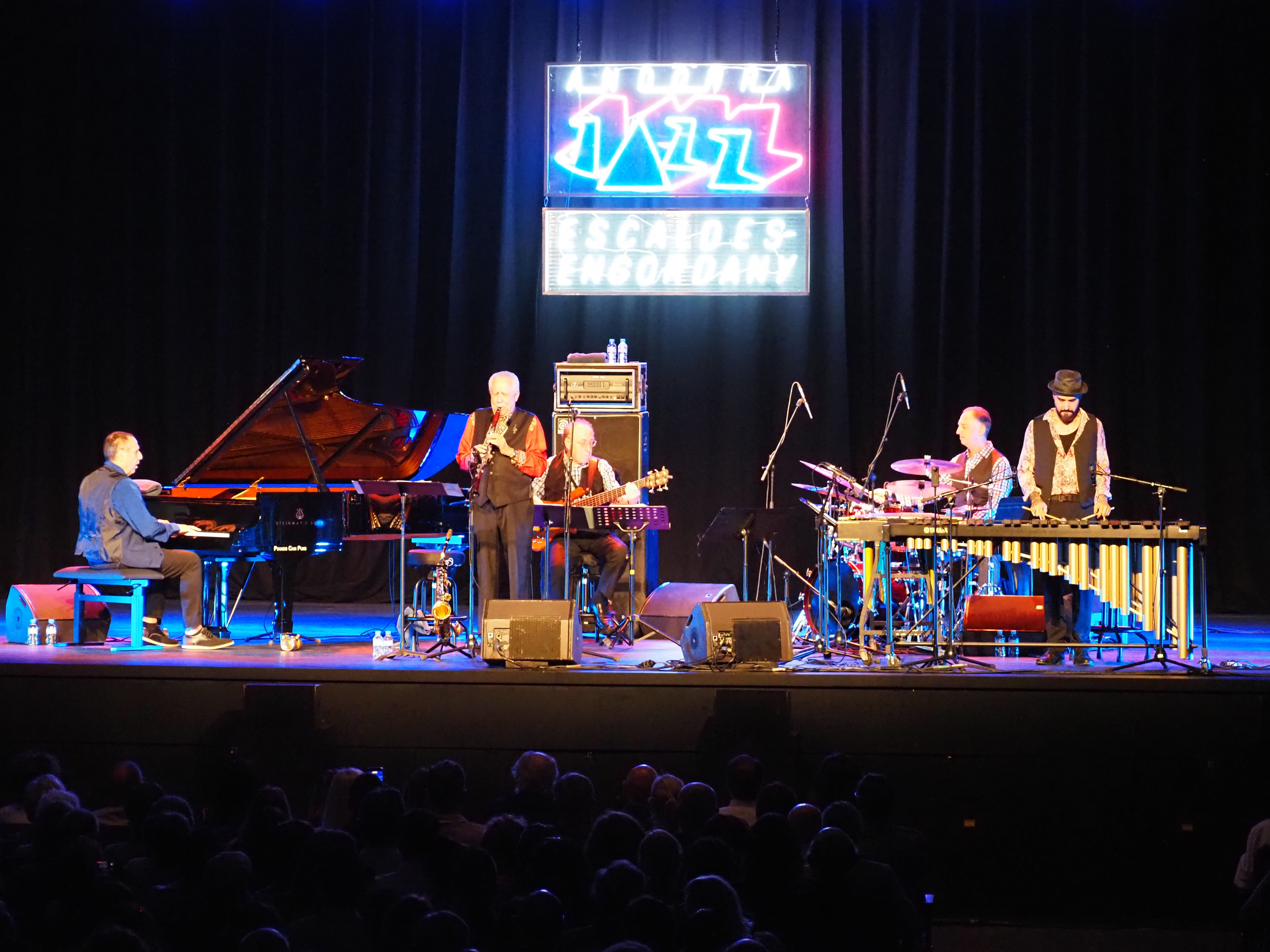 Un moment del concert de Paquito D'Rivera. Un moment del concert de Paquito D'Rivera.