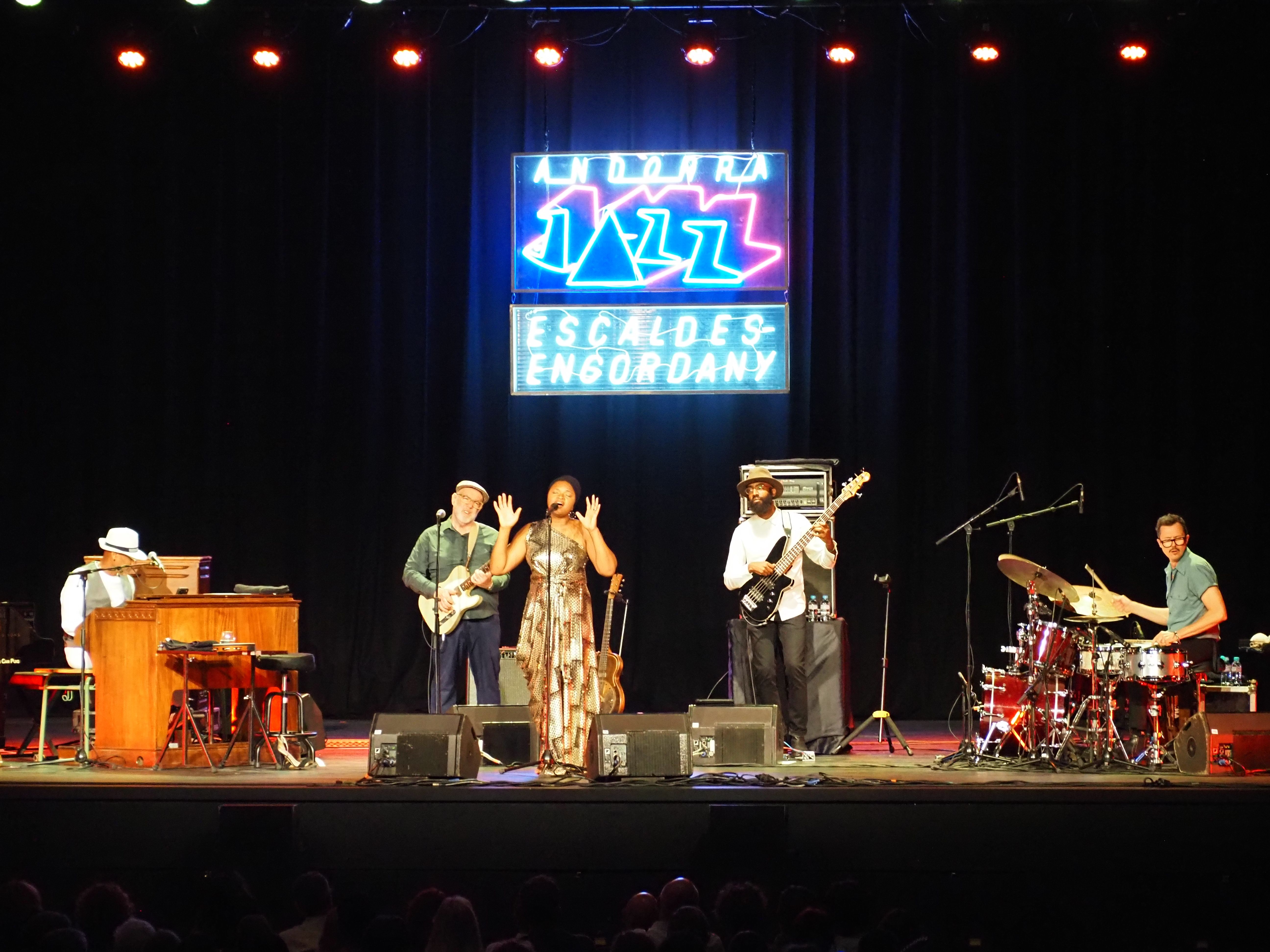 Un instant del concert de Lizz Wright.