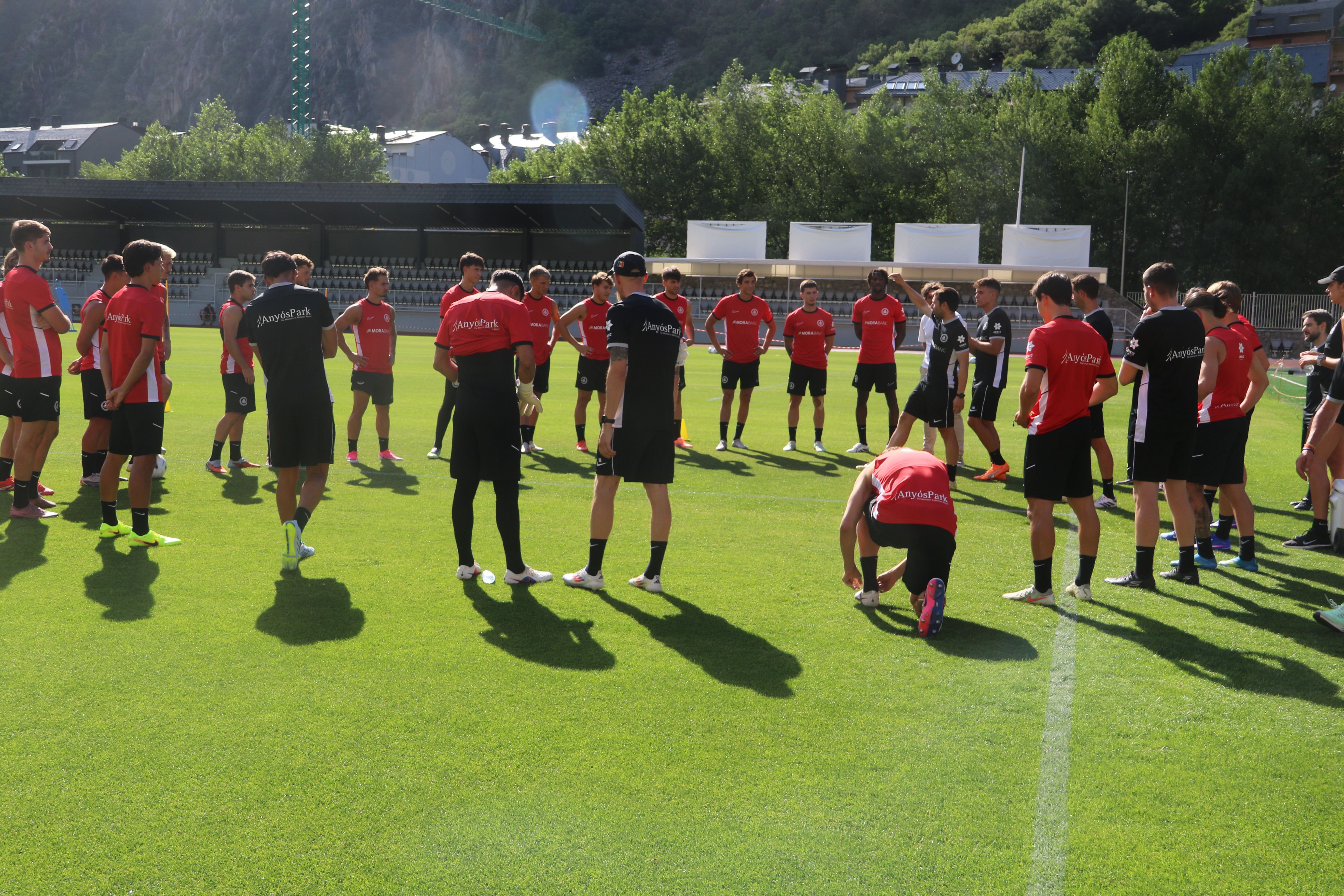 Primera rotllana de la pretemporada. 