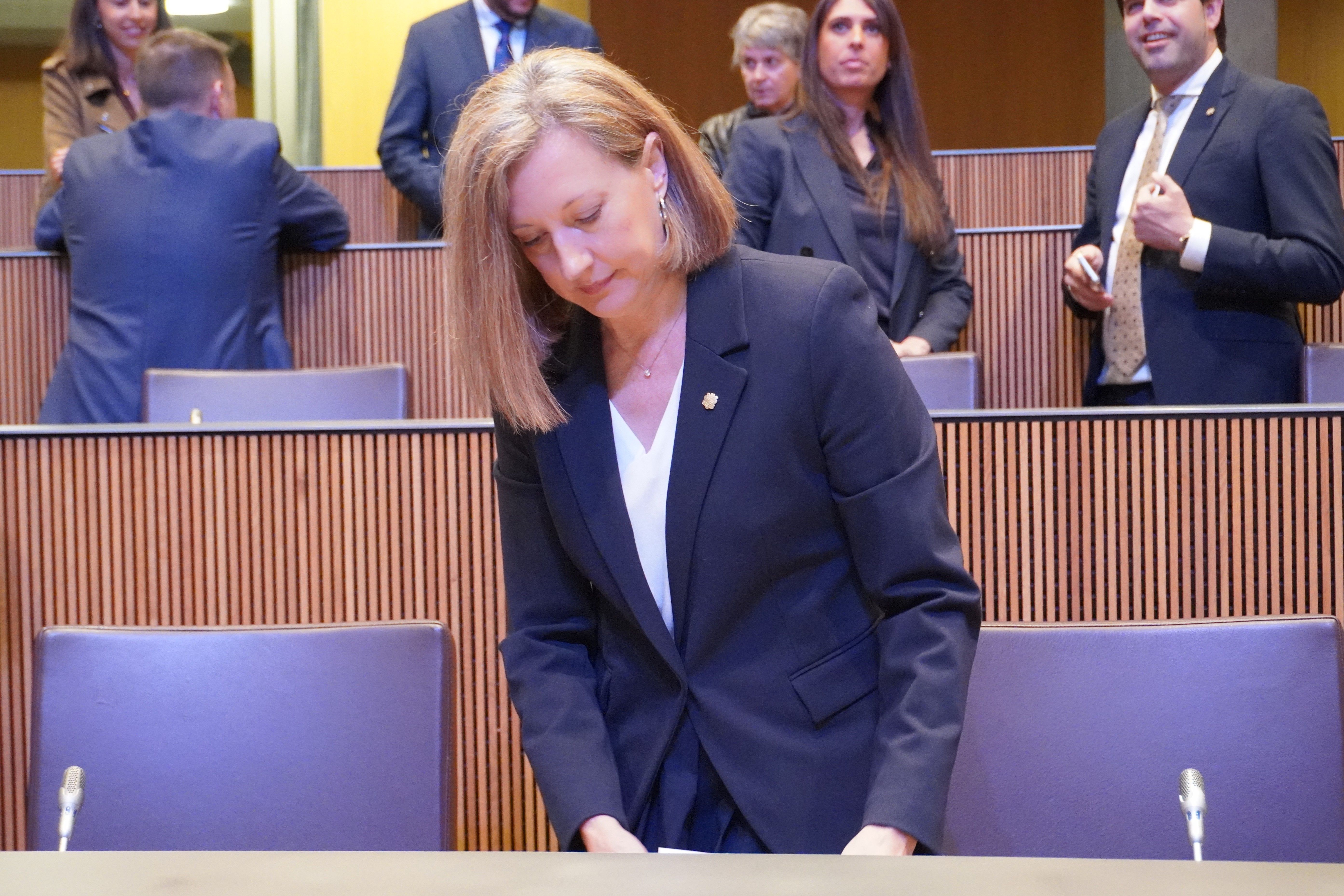 Maria Àngels Aché al Consell General.