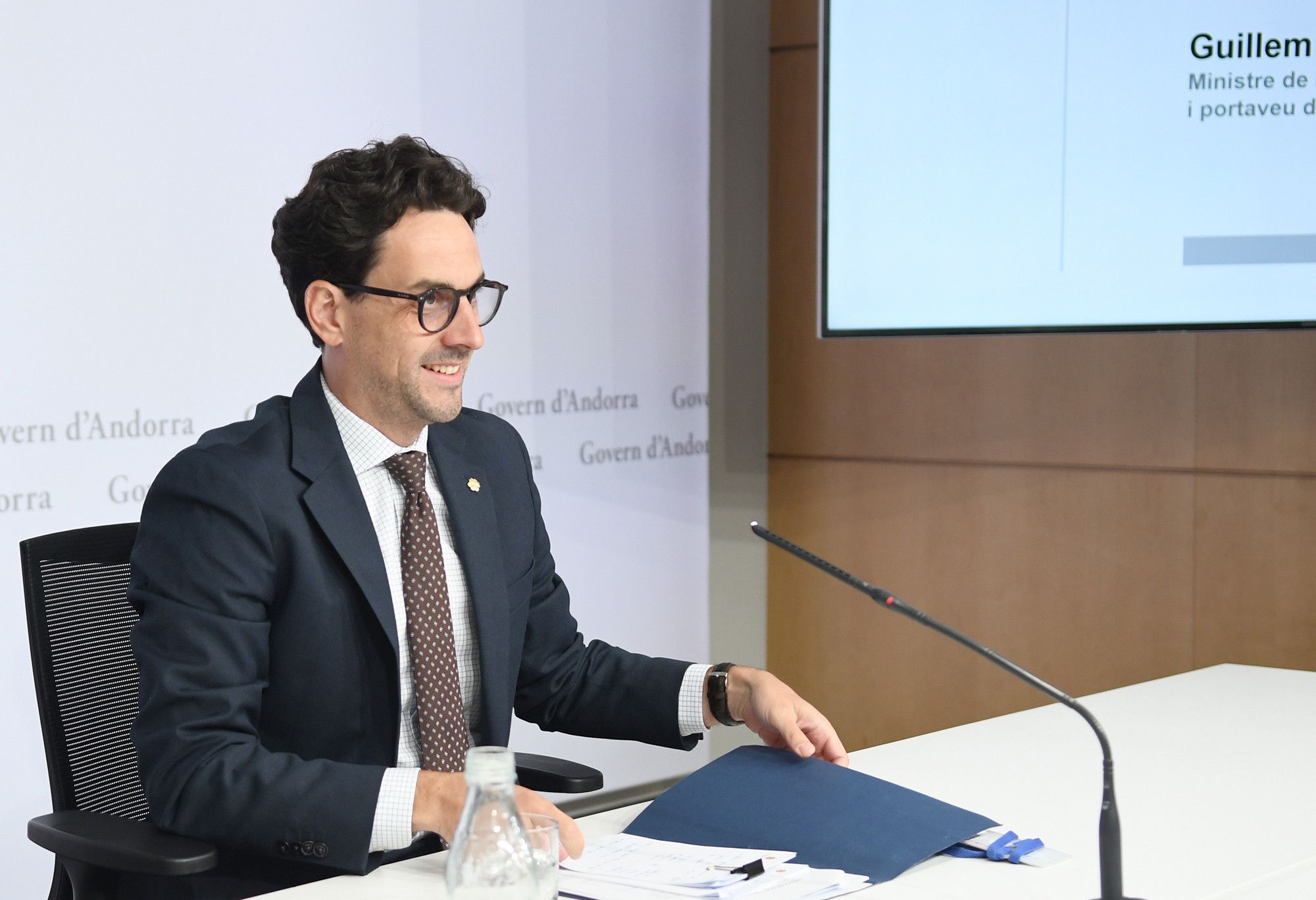 El ministre portaveu, Guillem Casal.