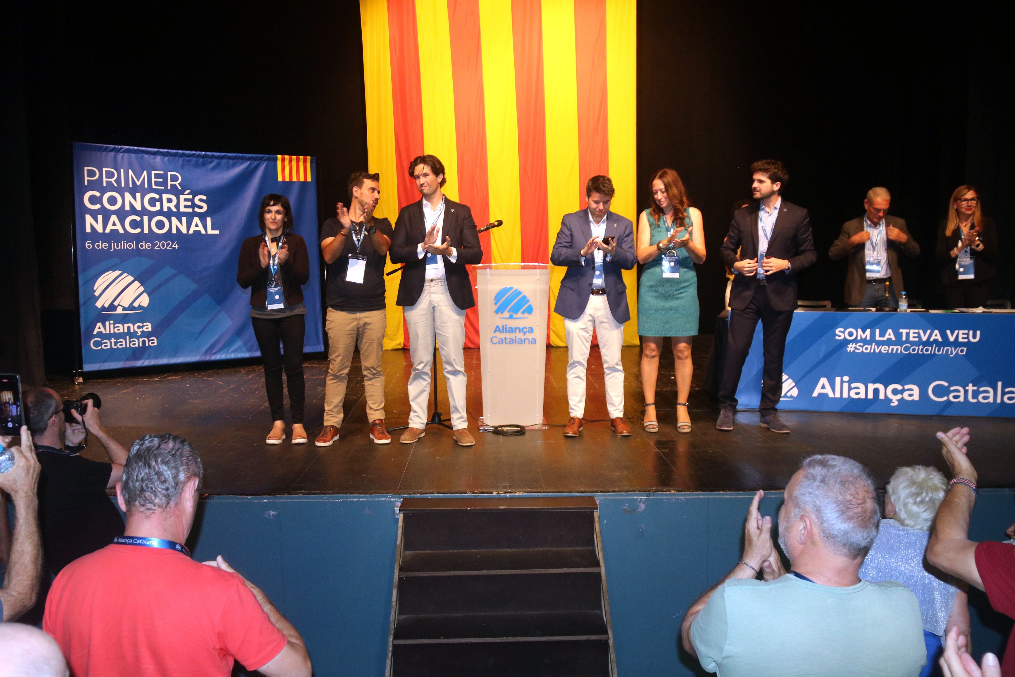 Una imatge del congrés d'Aliança Catalana celebrat el 2024.