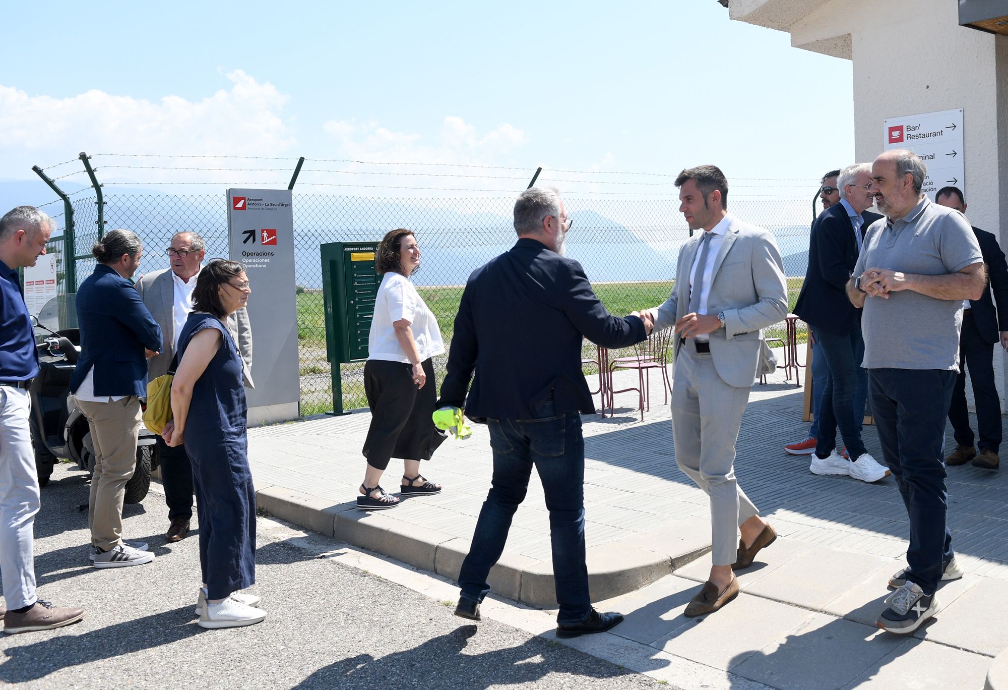 El secretari d'Estat de Transició Energètica, Transports i Mobilitat, David Forné, en una imatge d'arxiu de la taula estratègica de l'aeroport.