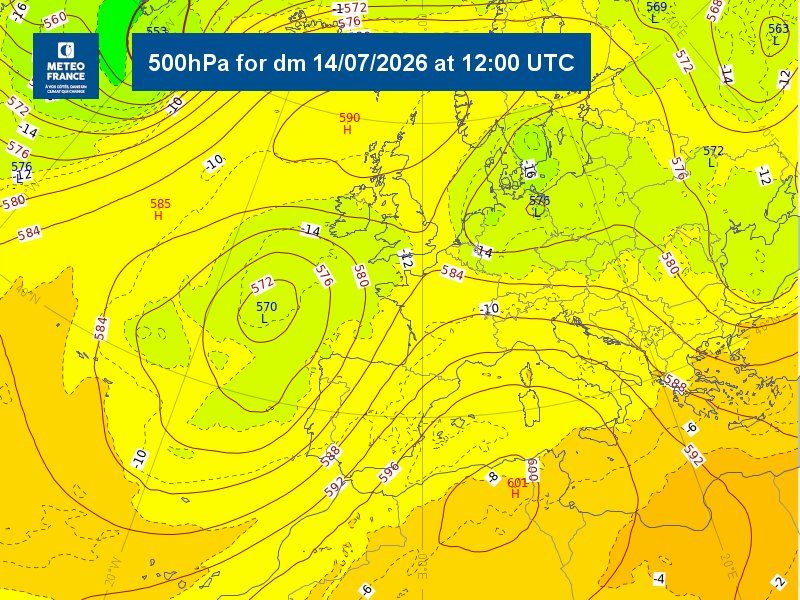 Les previsions de l'onada de calor. Les previsions de l'onada de calor.