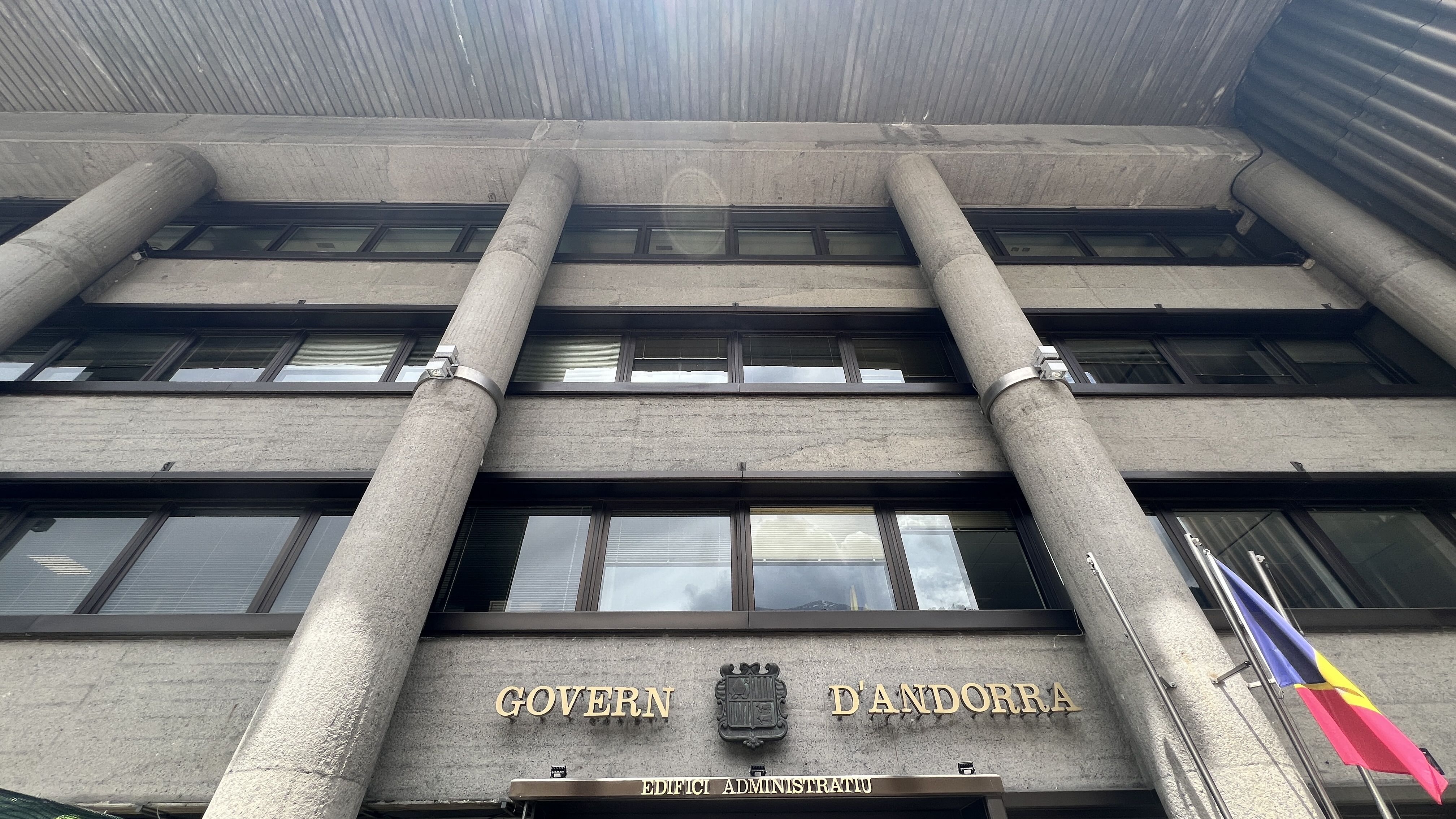 Una imatge de l'edifici administratiu de Govern.