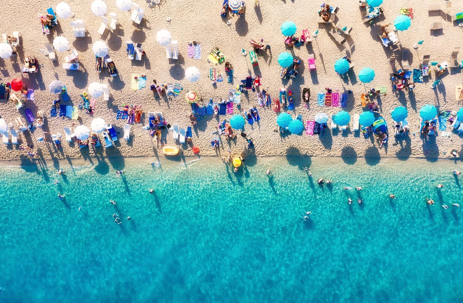 Platja massificada