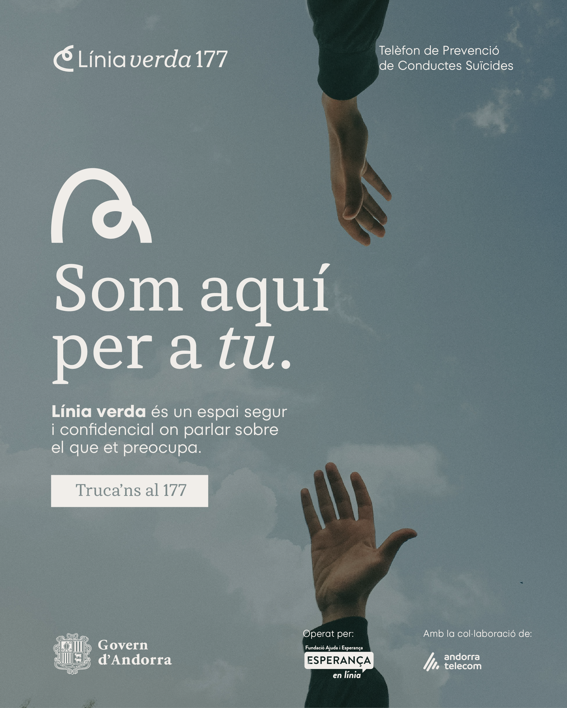 Un cartell per anunciar la 'línia verda'.