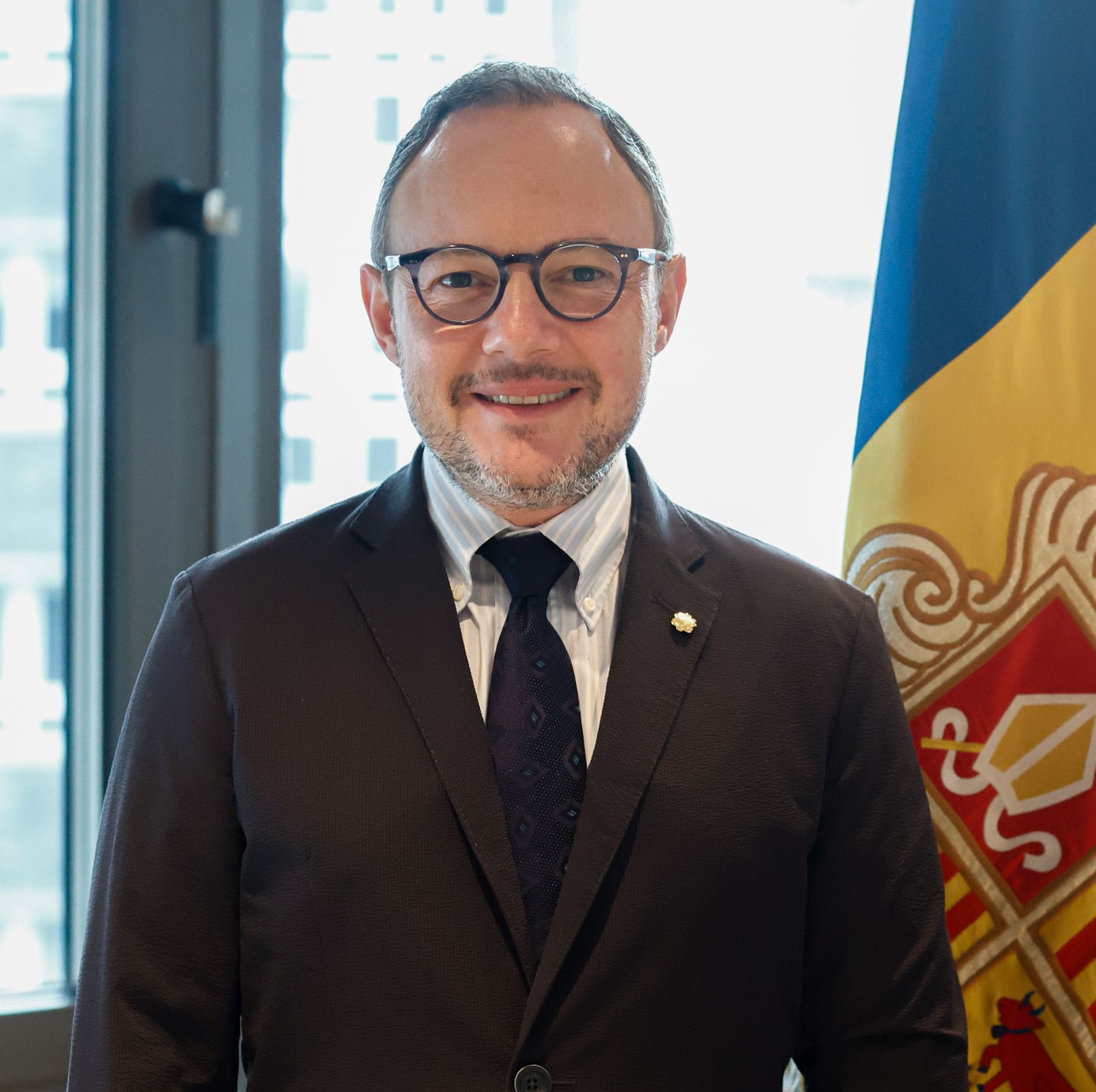 Xavier Espot al seu despatx oficial.