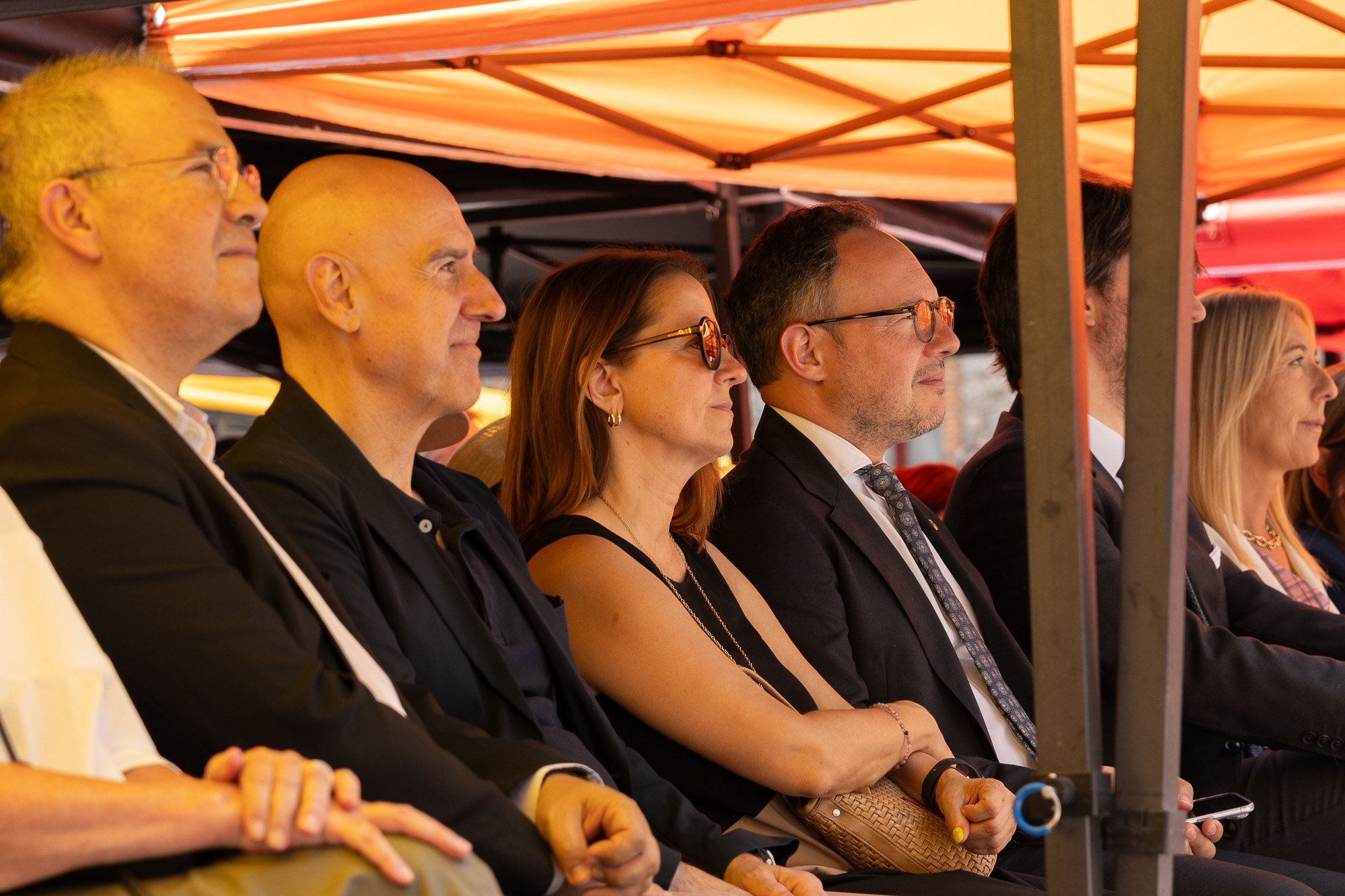 Rosa Gili i Xavier Espot durant els actes del dia de Santa Anna a la festa major d'Escaldes-Engordany. Rosa Gili i Xavier Espot durant els actes del dia de Santa Anna a la festa major d'Escaldes-Engordany.