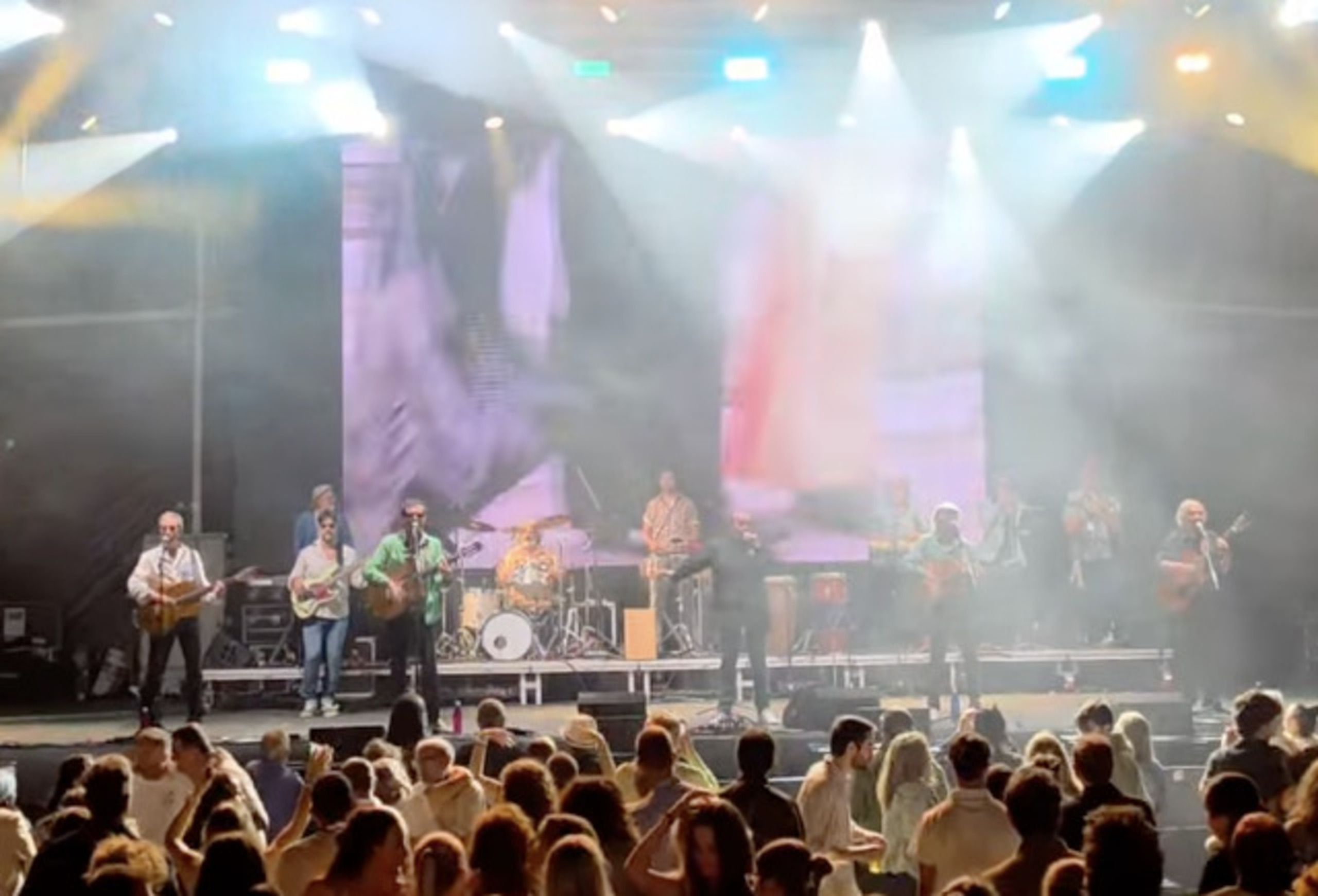 Concert de Los Manolos aquesta passada matinada a Sant Julià.