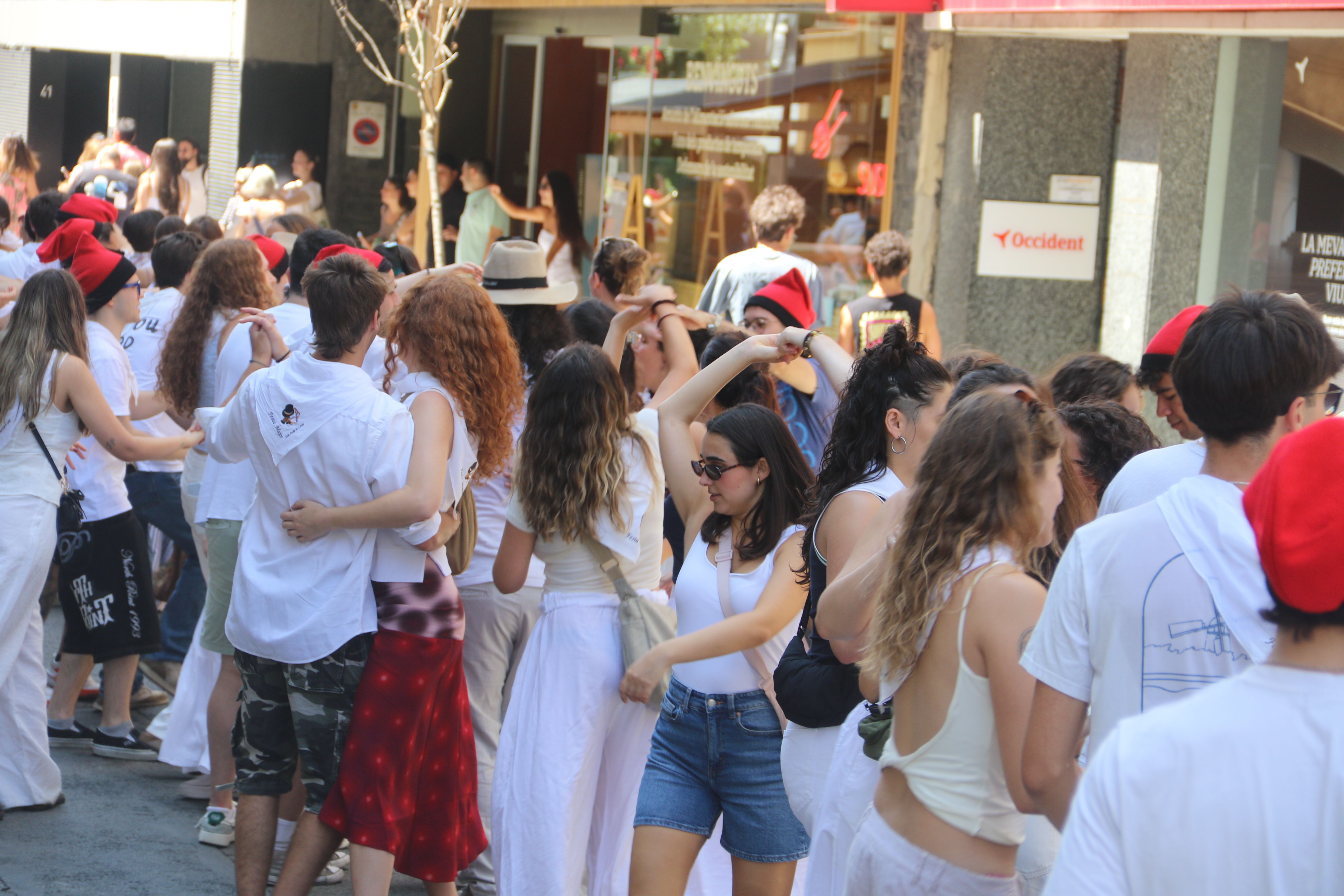 Moments de la Passa aquest migdia a Sant Julià.