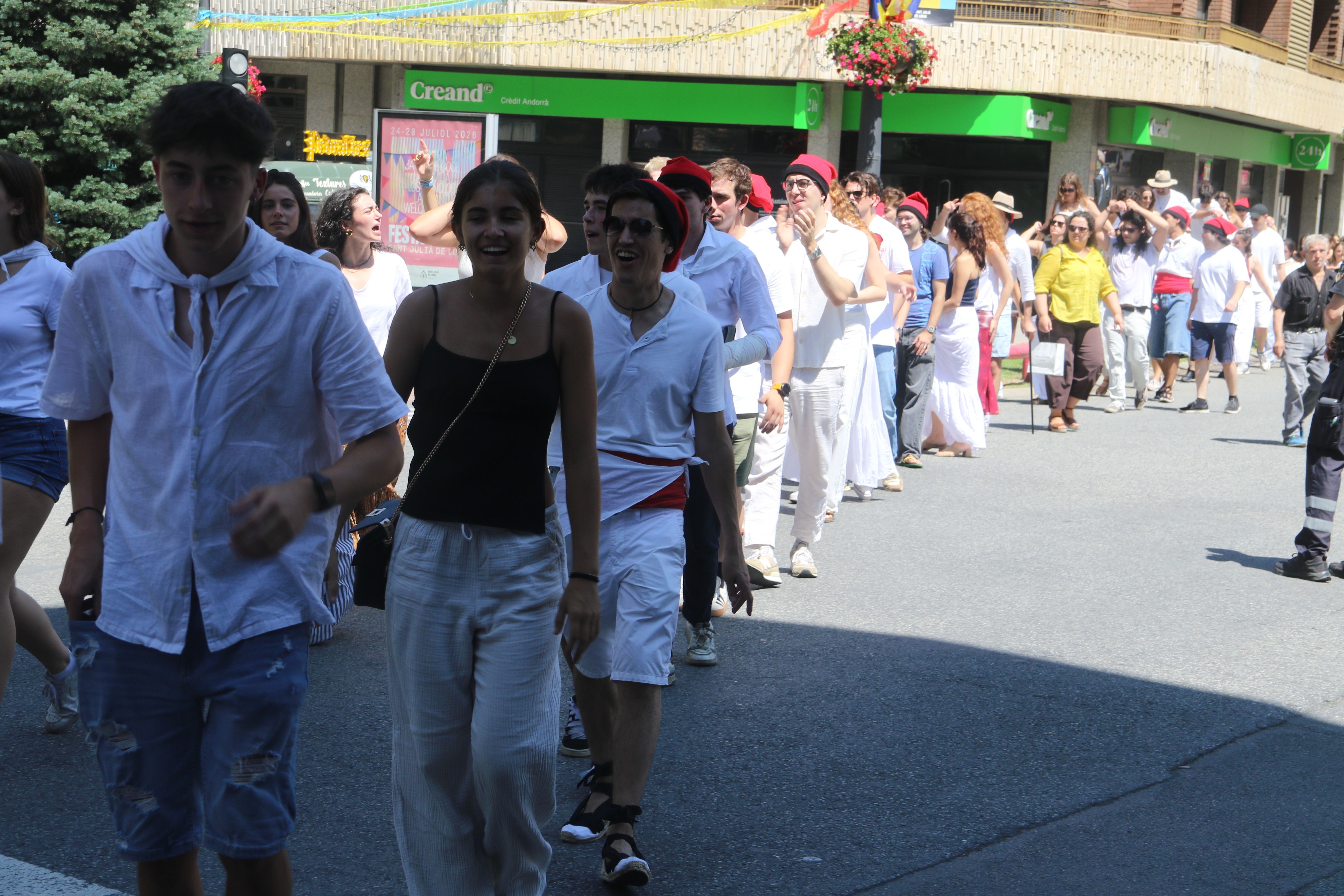 Moments de la Passa aquest migdia a Sant Julià.