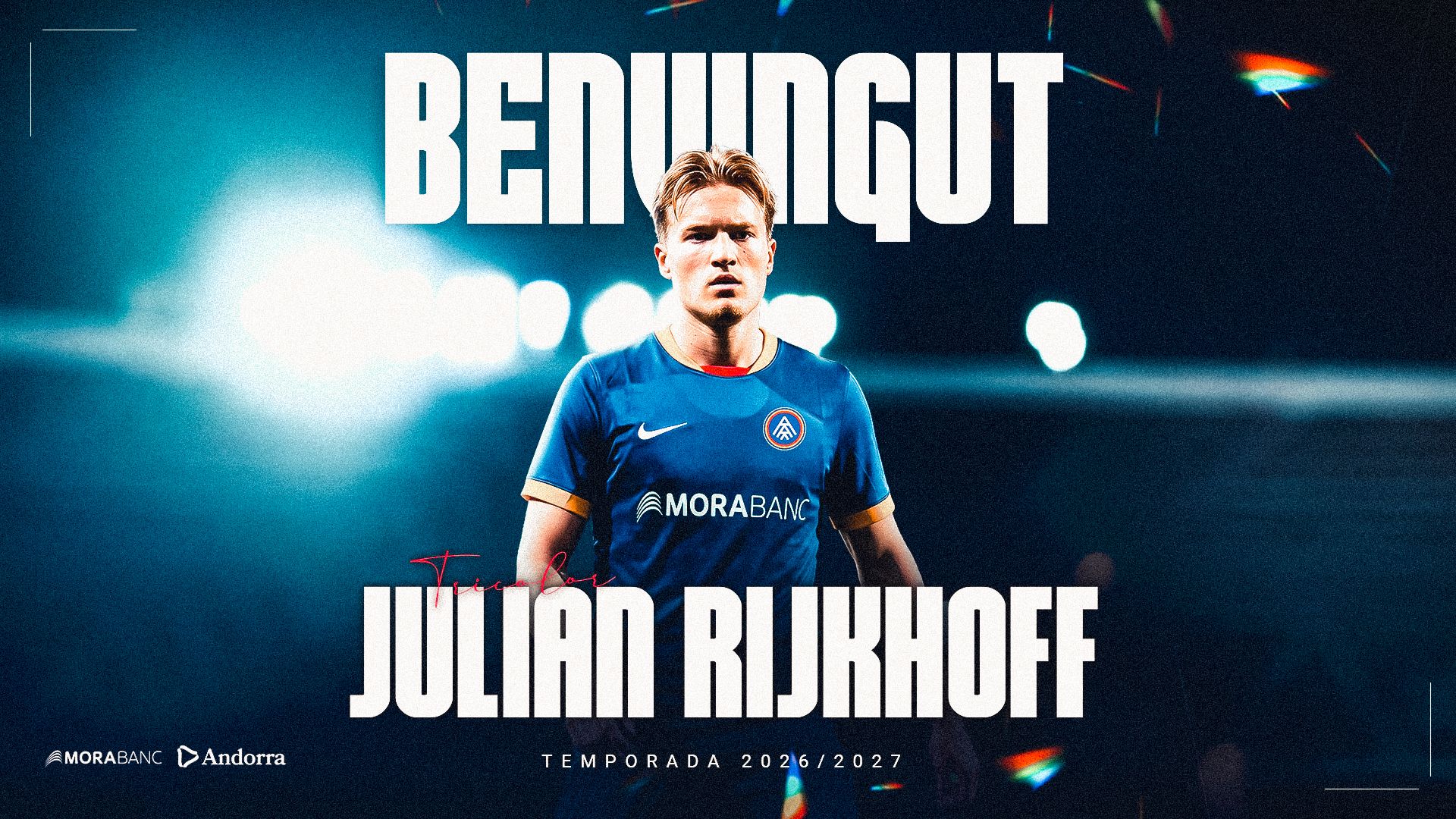 Julian Rijkhoff, nou davanter tricolor.