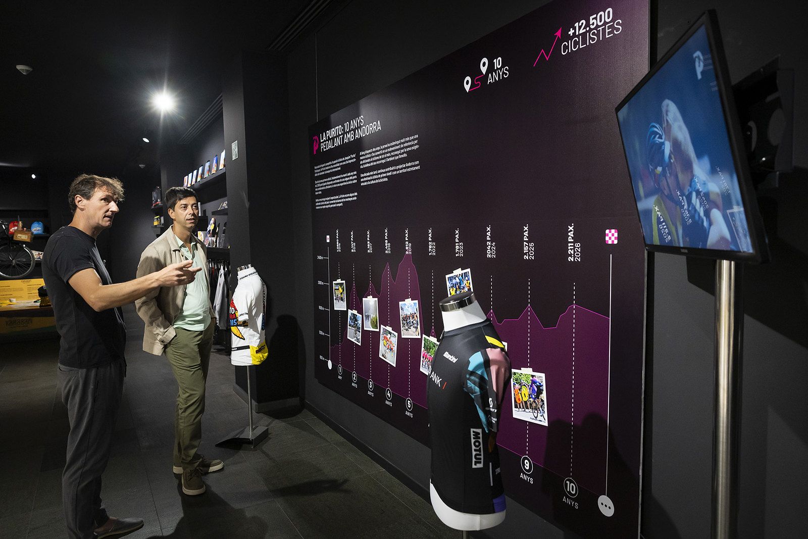 El Bici Lab Andorra celebra els 10 anys de ‘La Purito’  amb una mostra commemorativa.