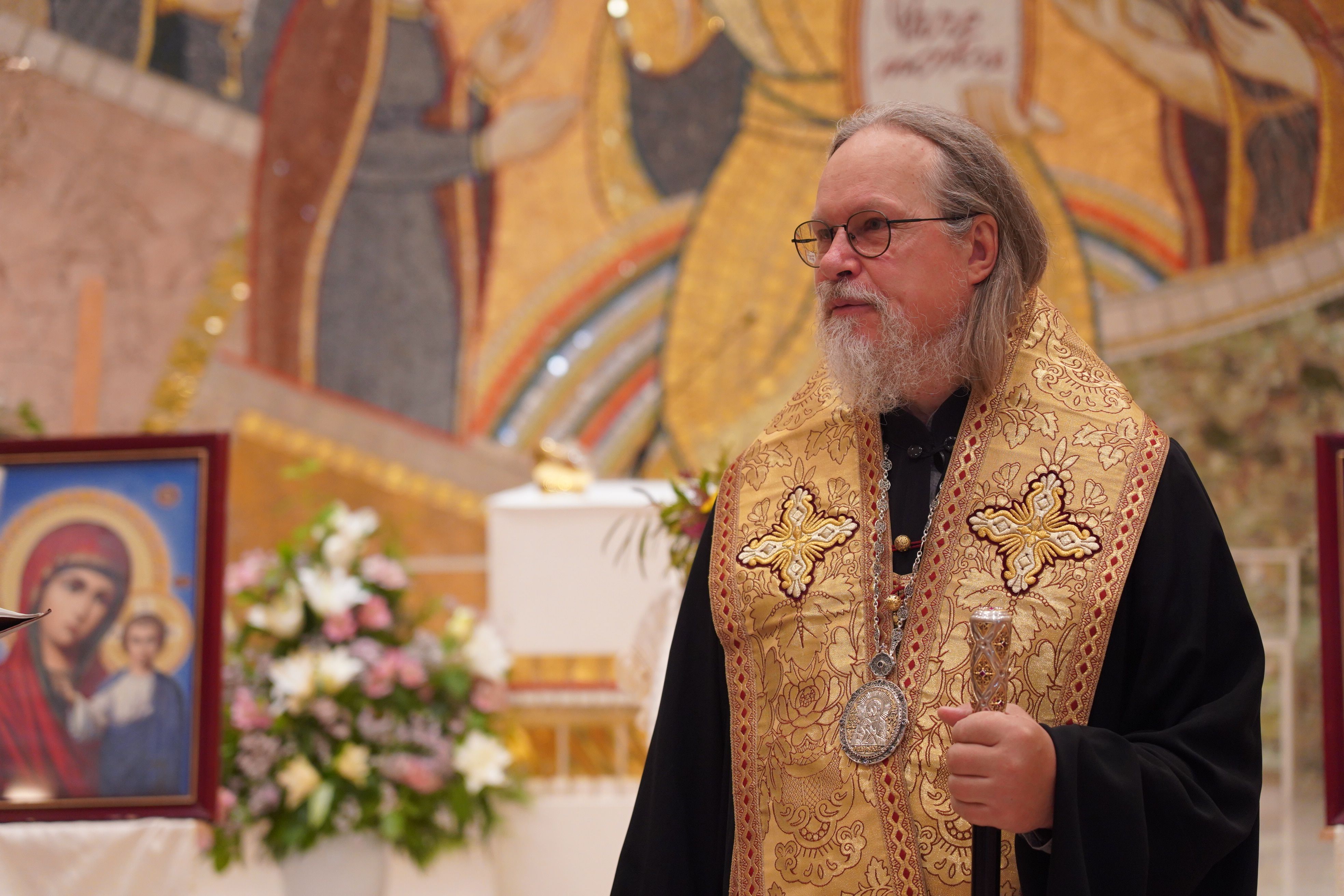 Visita del mitropolità Mark de l'Església ortodoxa russa. Visita del mitropolità Mark de l'Església ortodoxa russa.