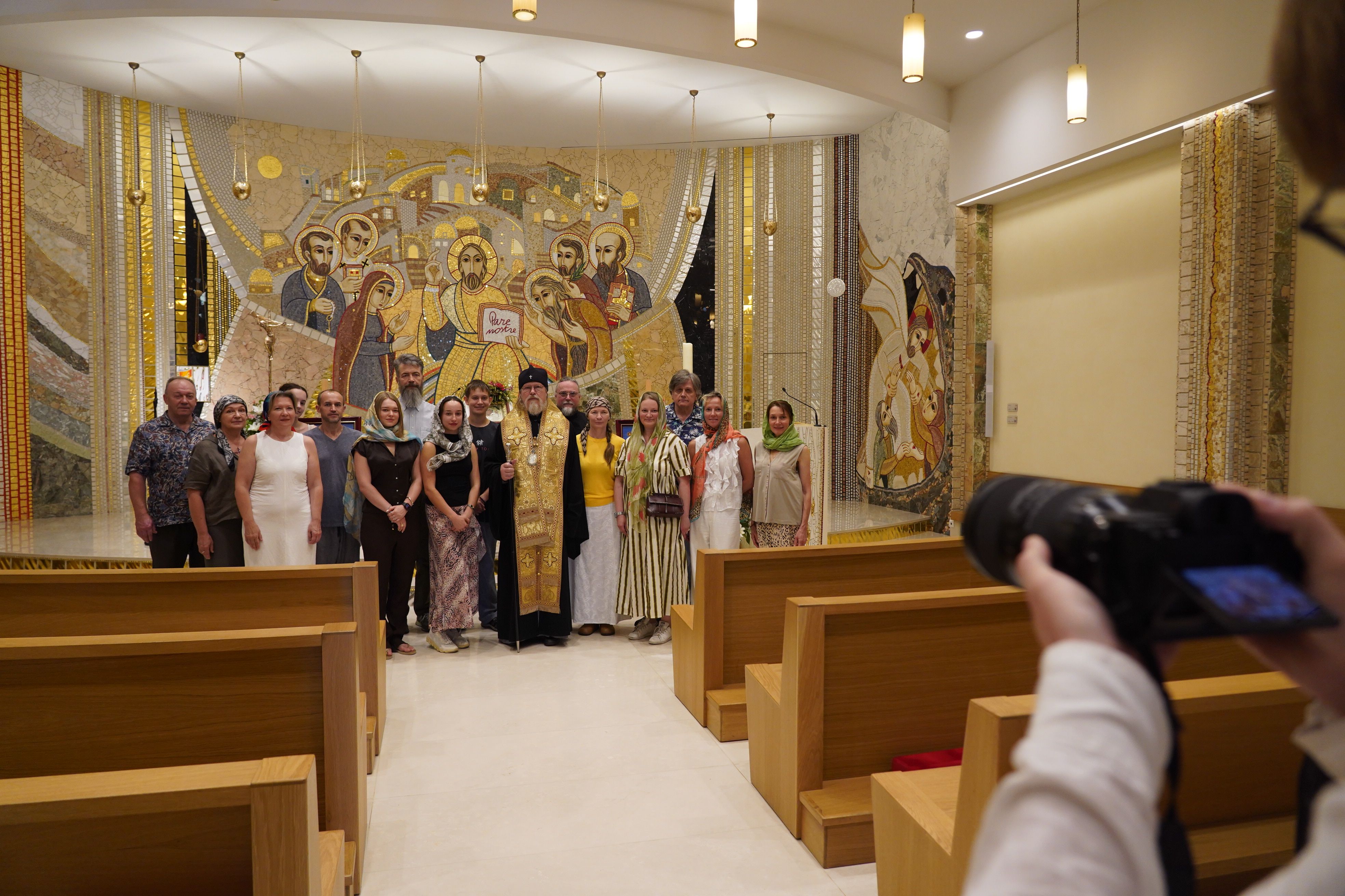 Visita del mitropolità Mark de l'Església ortodoxa russa. Visita del mitropolità Mark de l'Església ortodoxa russa.