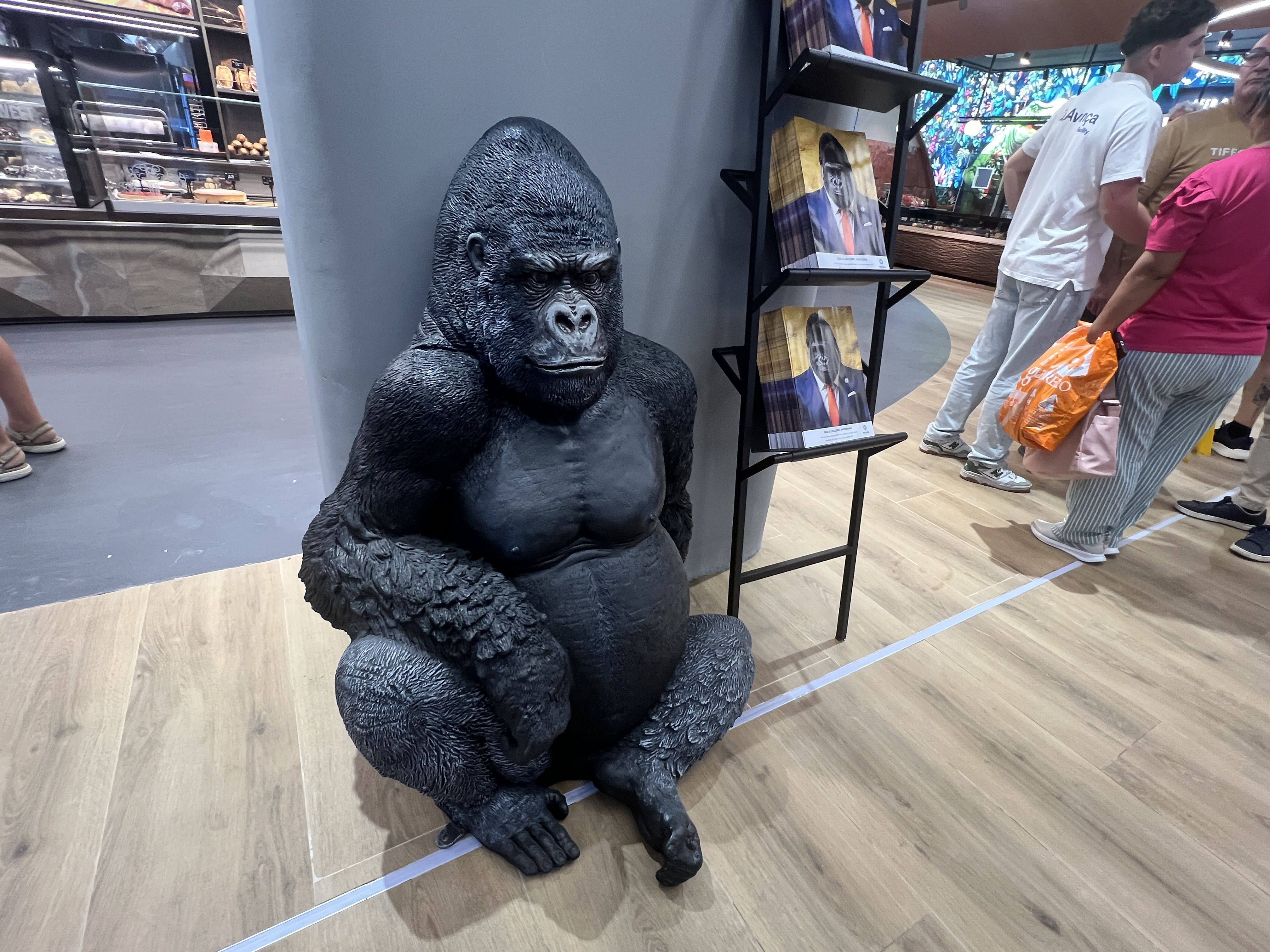 La nova mascota del centre comercial. La nova mascota del centre comercial.