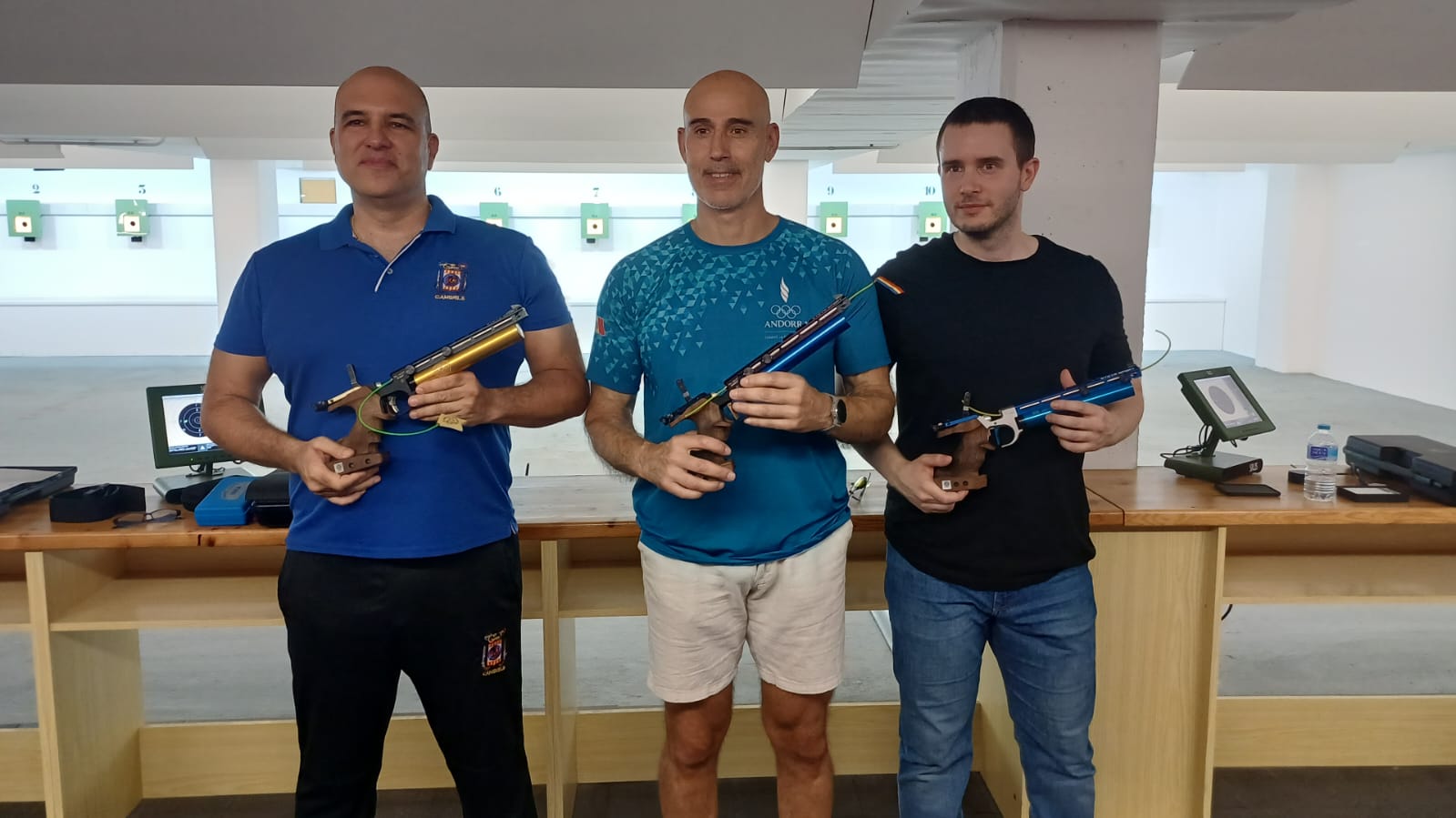 L’andorrà Francesc Pàmies guanya la tirada internacional de la Festa Major d’Andorra la Vella en pistola d’aire.