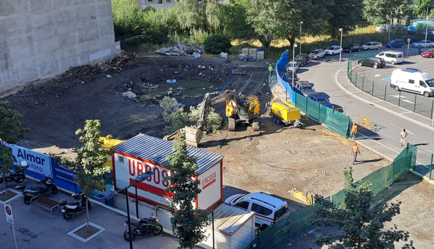 Les obres de la futura residència ja avancen a bon ritme.