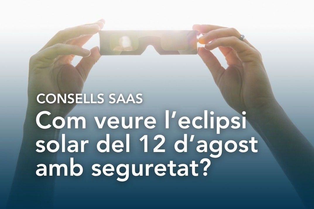 El SAAS ha donat consells per veure l'eclipsi sense risc. El SAAS ha donat consells per veure l'eclipsi sense risc.